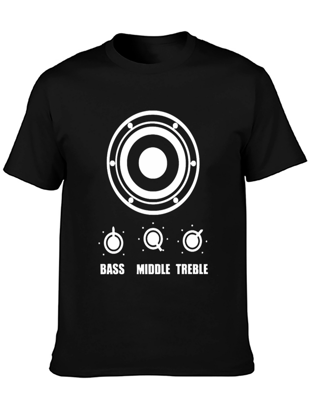 Bass Middle Treble Graphic Tee - Musicians T-Shirt