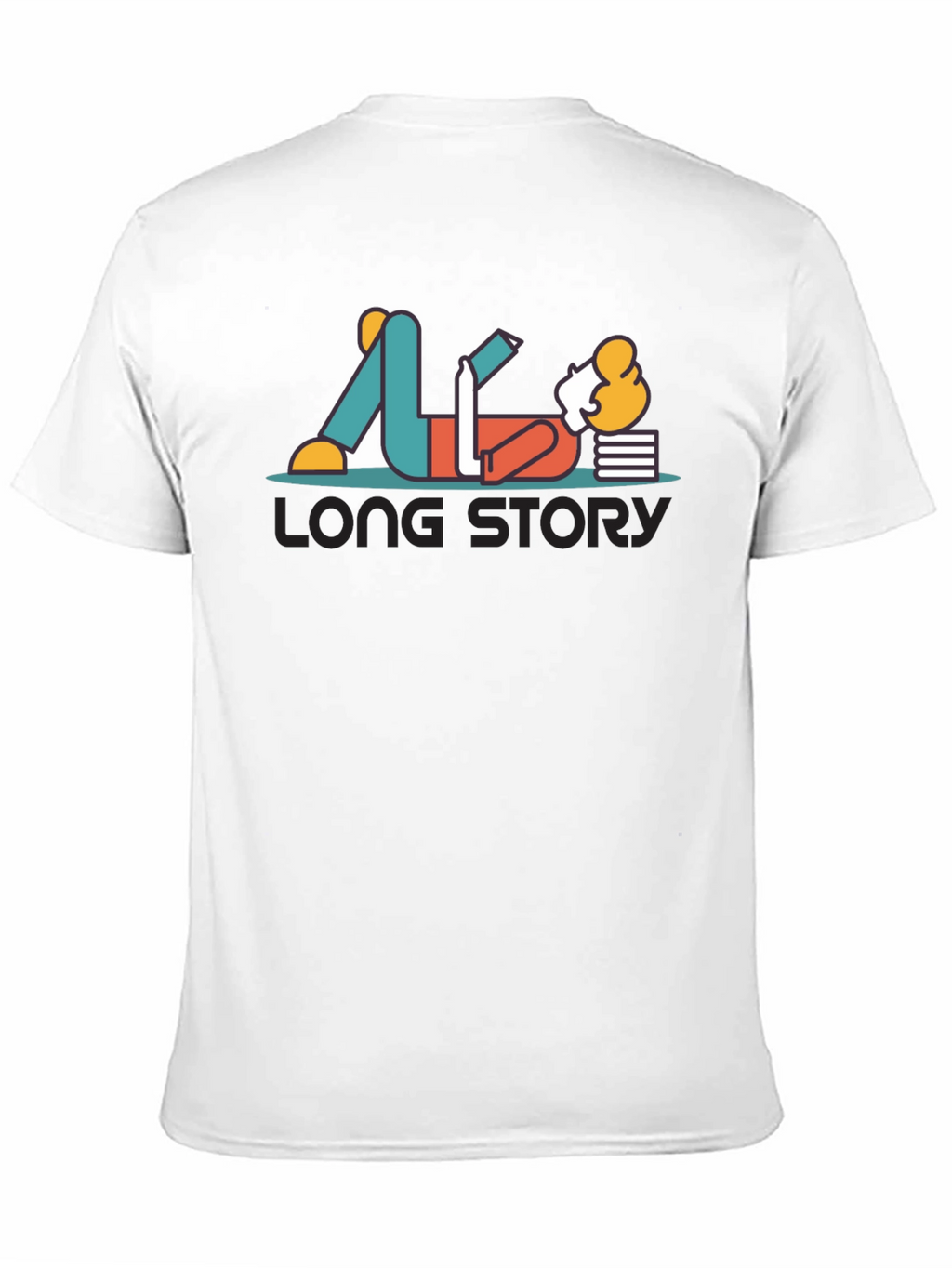 Long Story T-Shirt - Relaxed Reader Graphic Tee