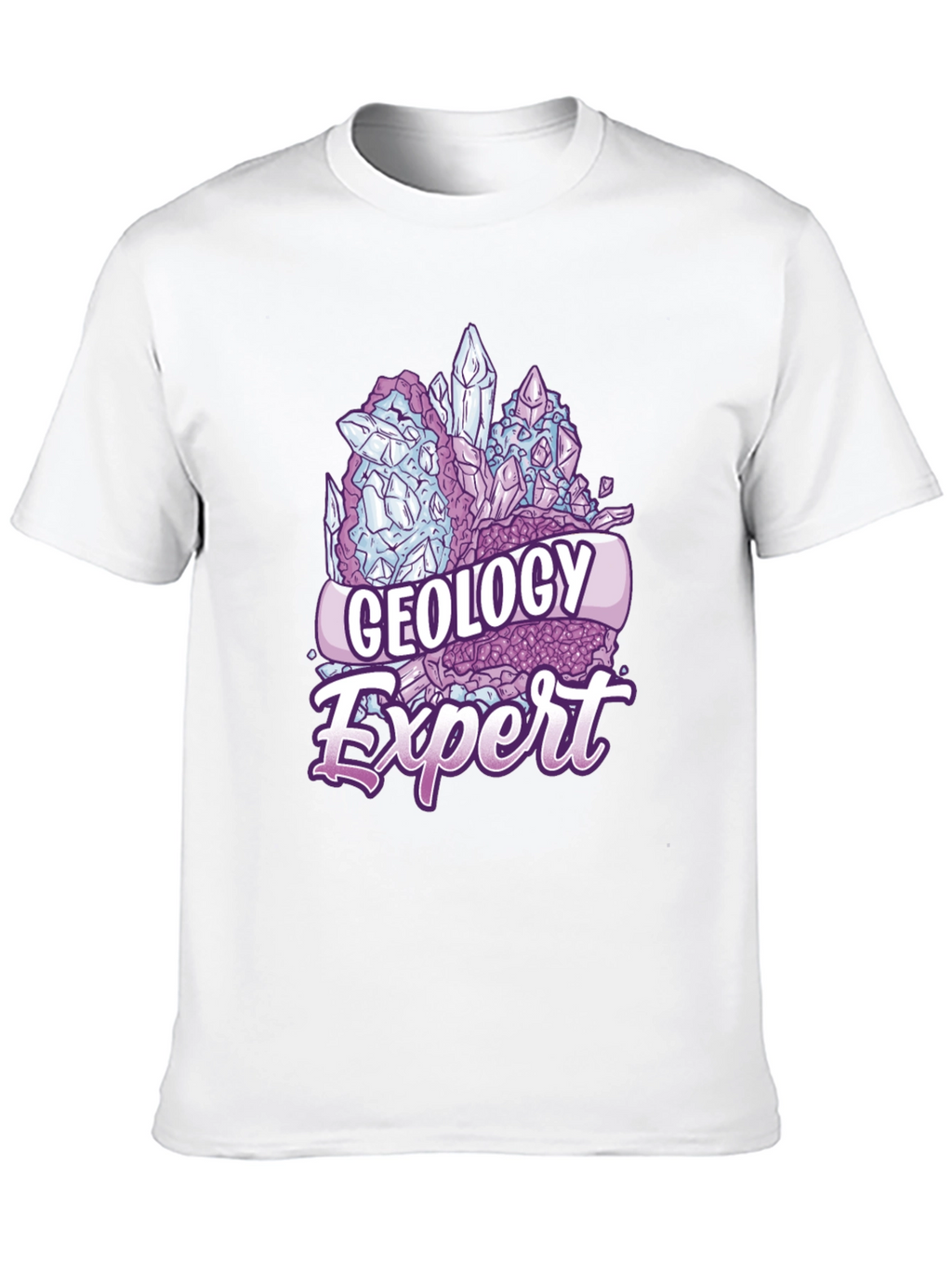 Geology Expert T-Shirt - Crystal Design