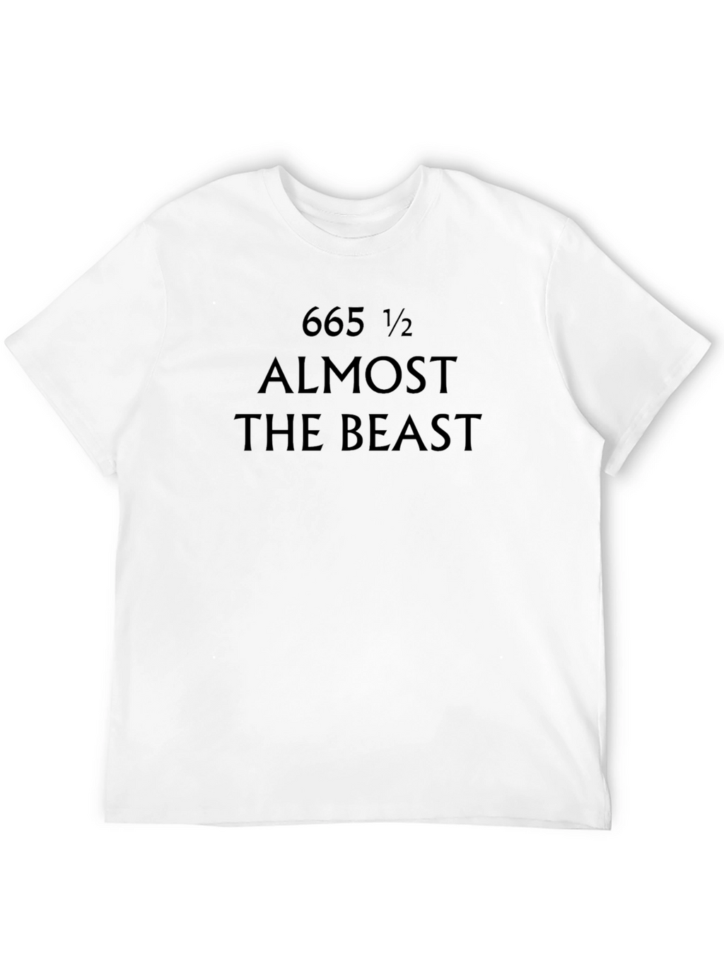 665 1/2 Almost The Beast Black T-Shirt