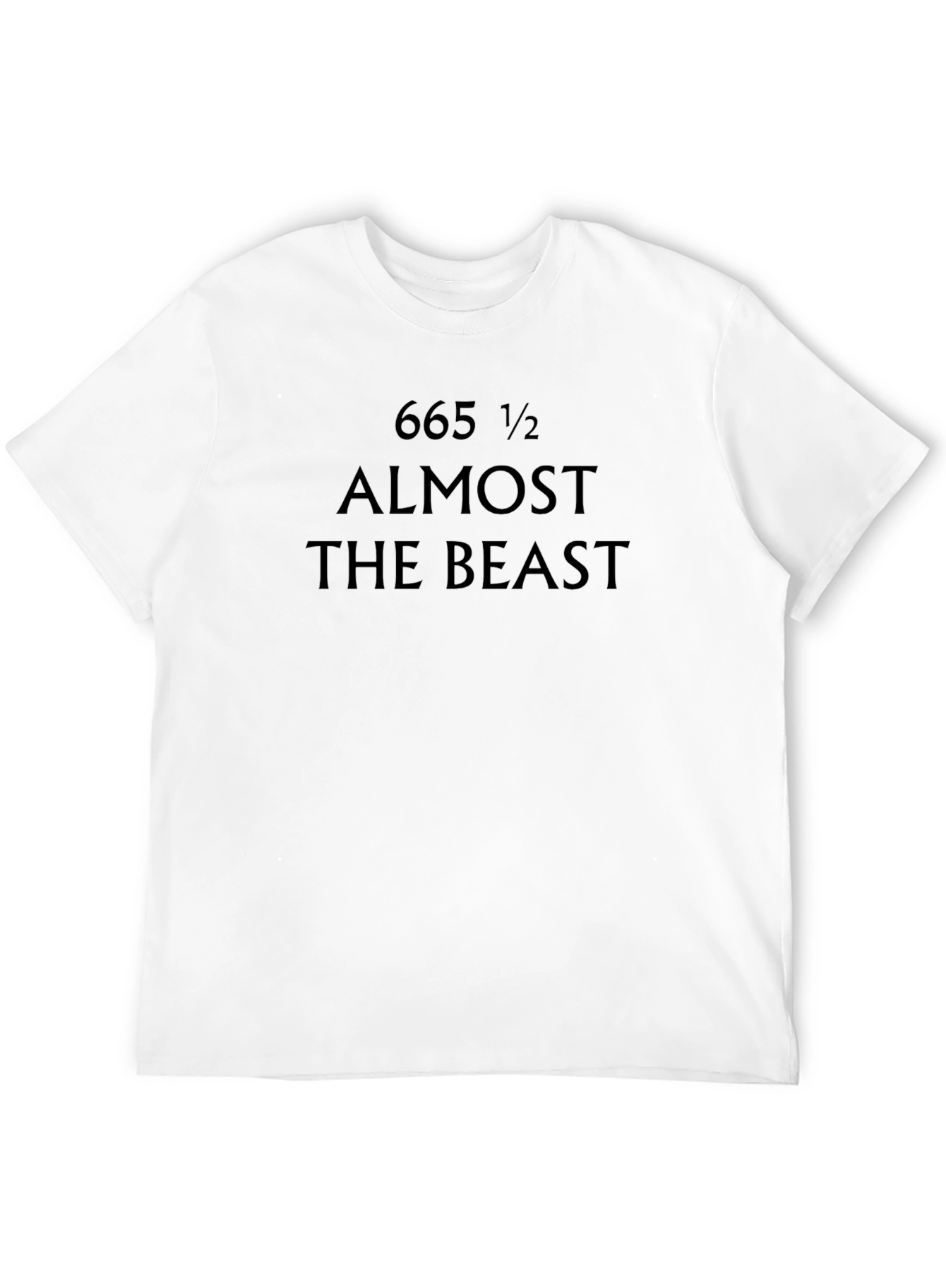 665 1/2 Almost The Beast Black T-Shirt