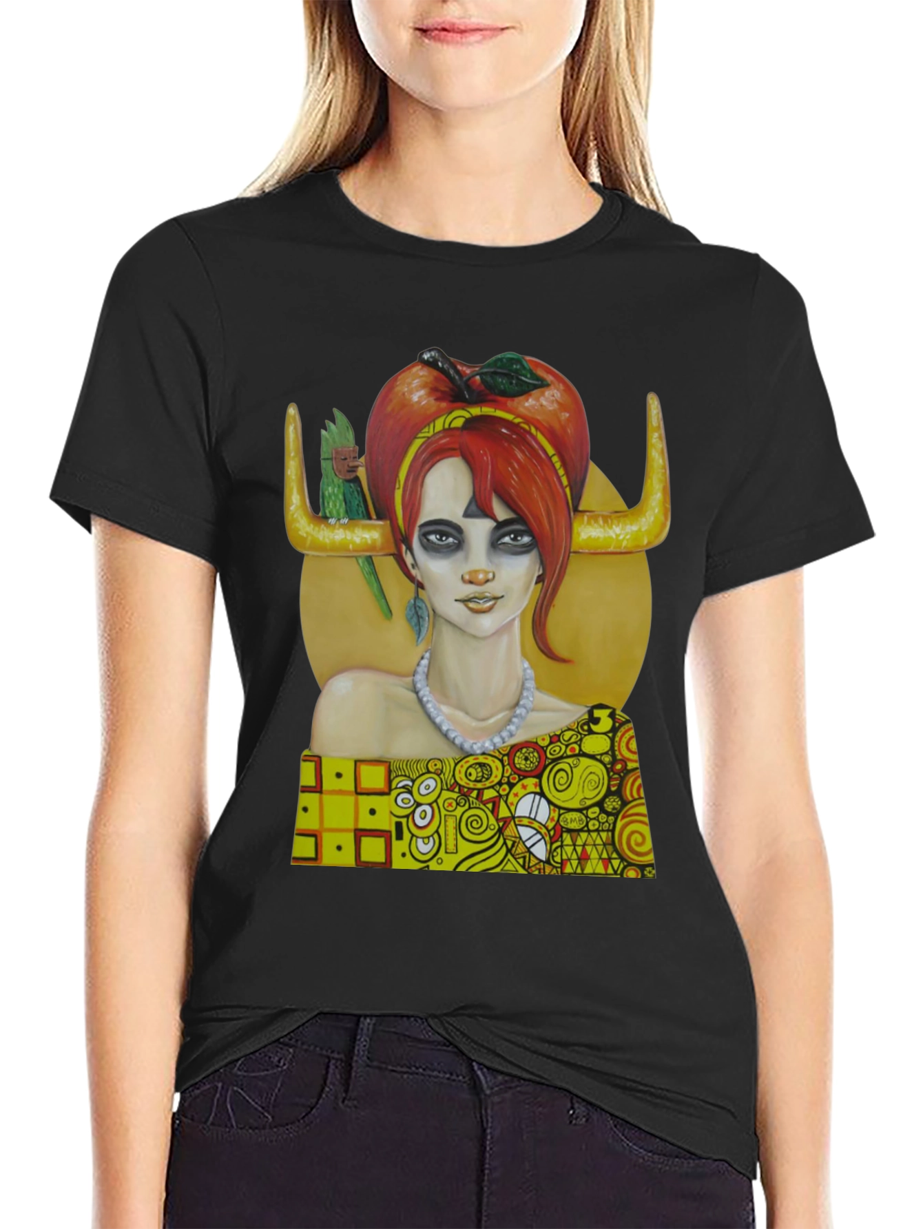 Klimt-Inspired Art Tee - Unique Graphic Print