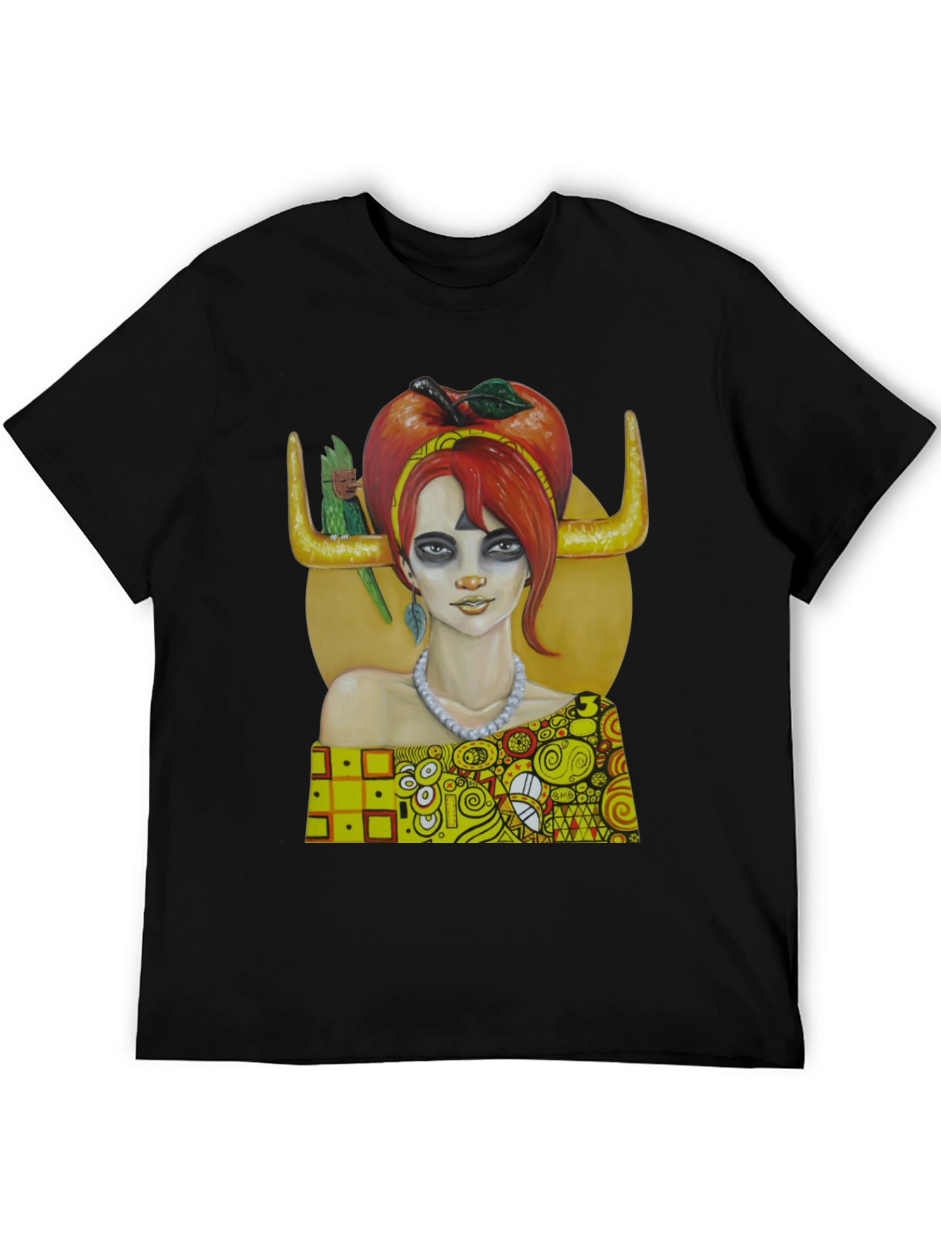 Klimt-Inspired Art Tee - Unique Graphic Print