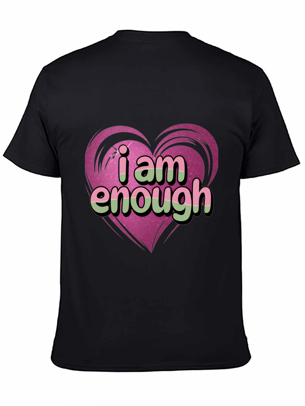 I Am Enough Heart Graphic Tee
