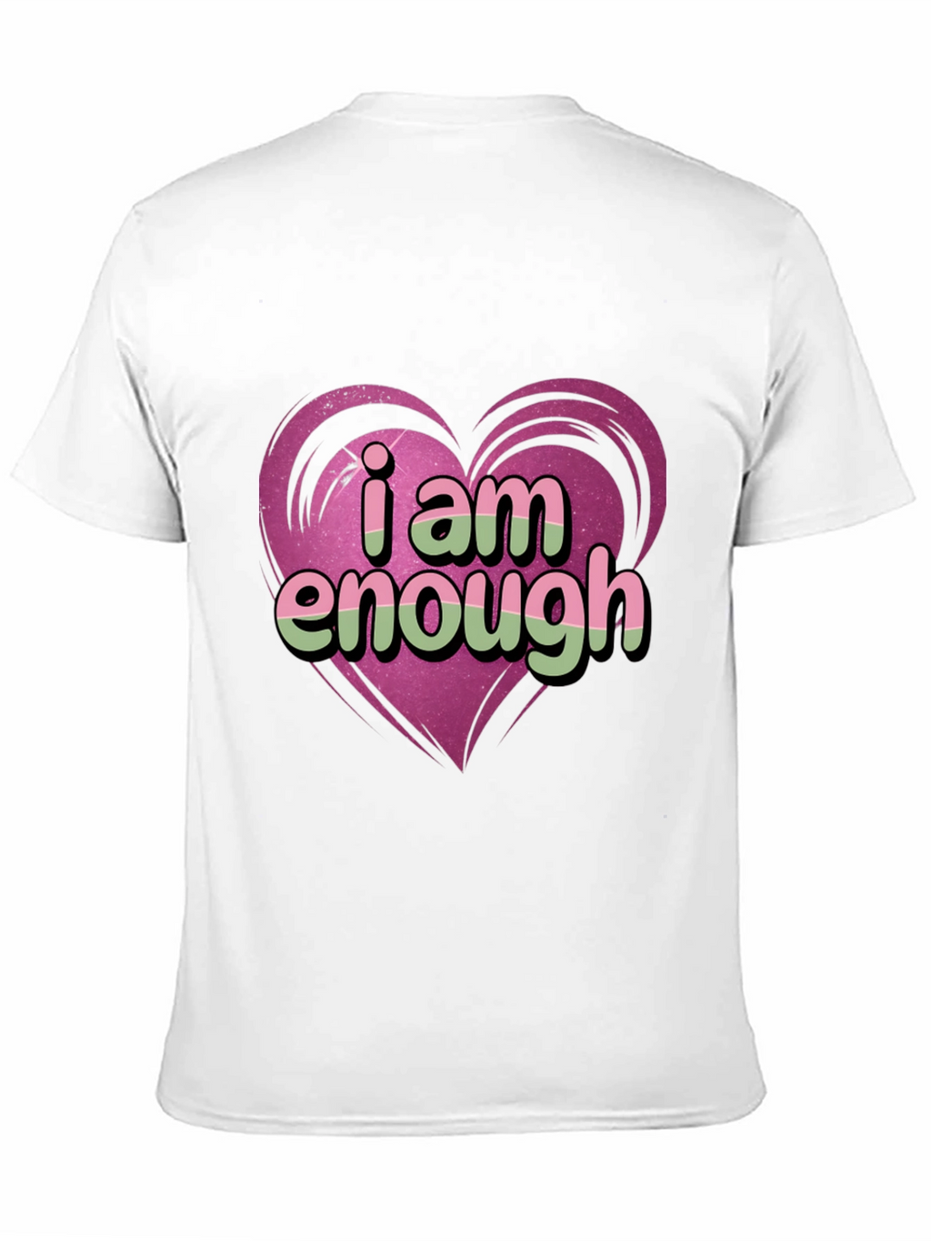 I Am Enough Heart Graphic Tee