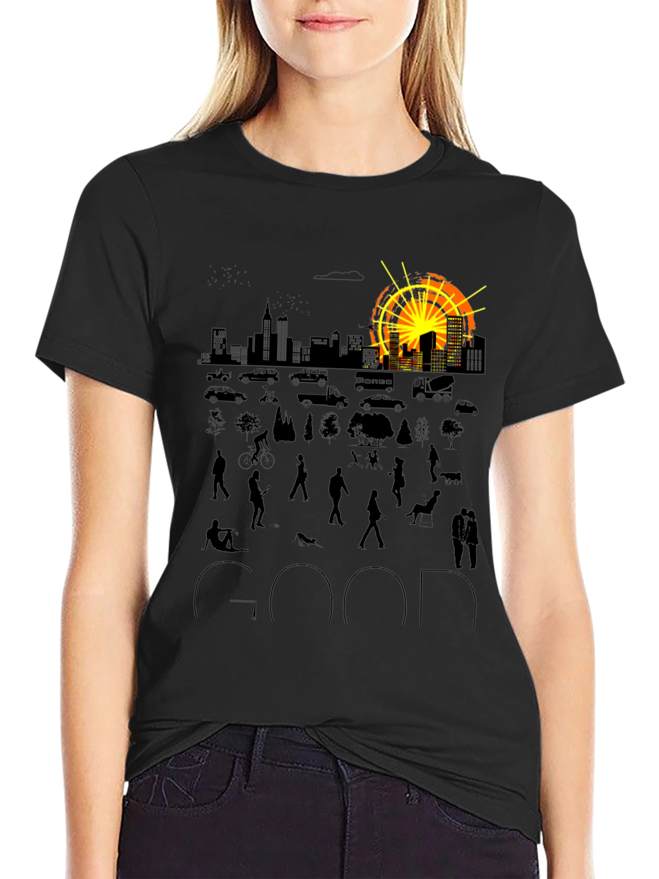 Urban Silhouette Graphic Tee