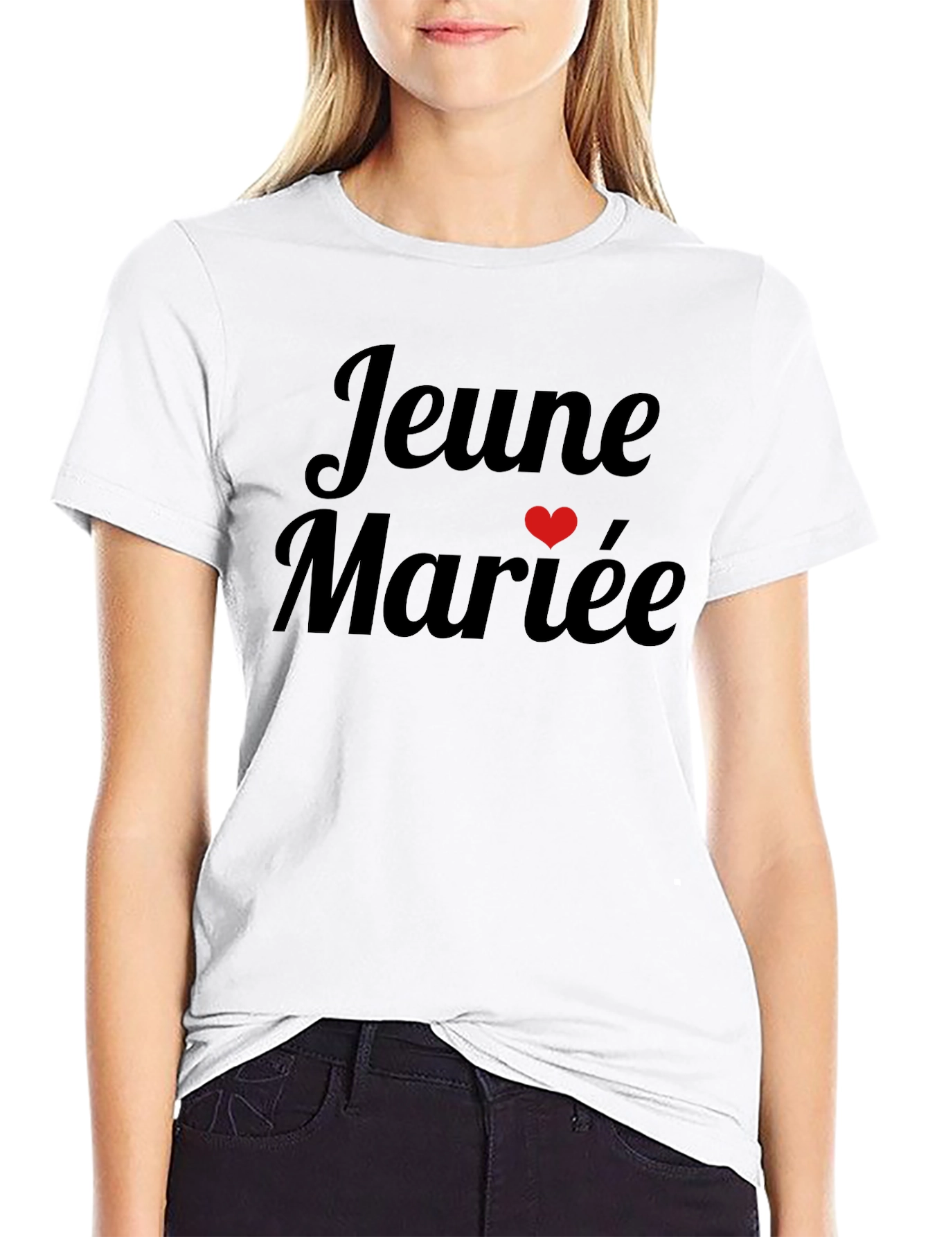 Jeune Mariée T-Shirt - Newlywed Bridal Tee