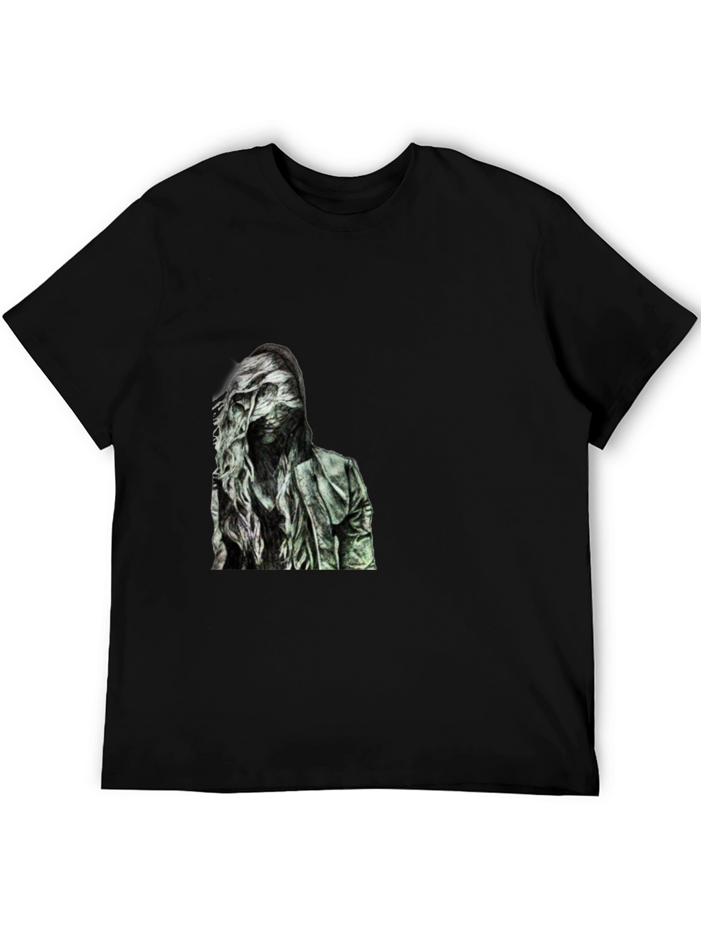 Dark Portrait Graphic T-Shirt - Stylish Casual Wear
