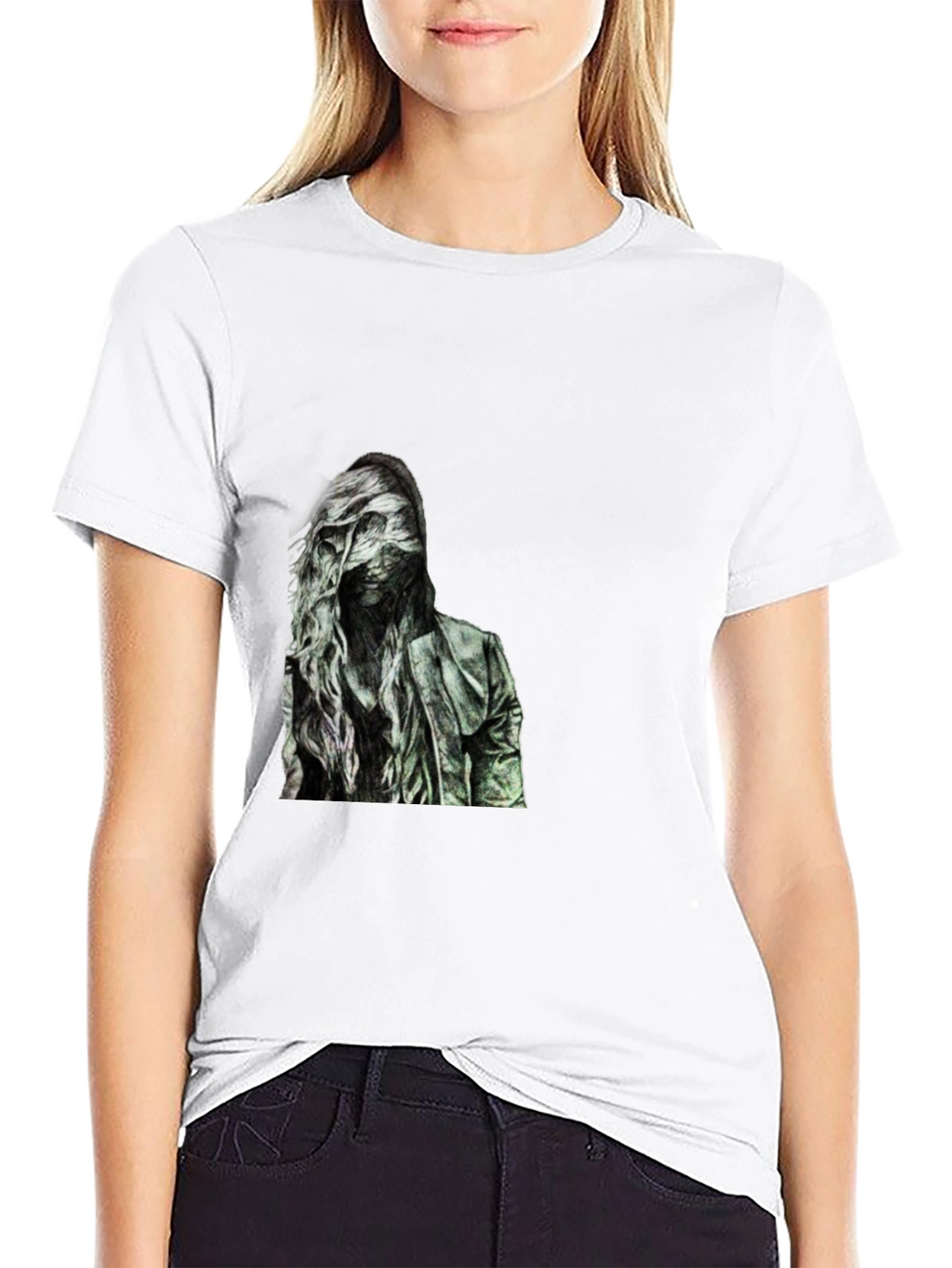 Dark Portrait Graphic T-Shirt - Stylish Casual Wear