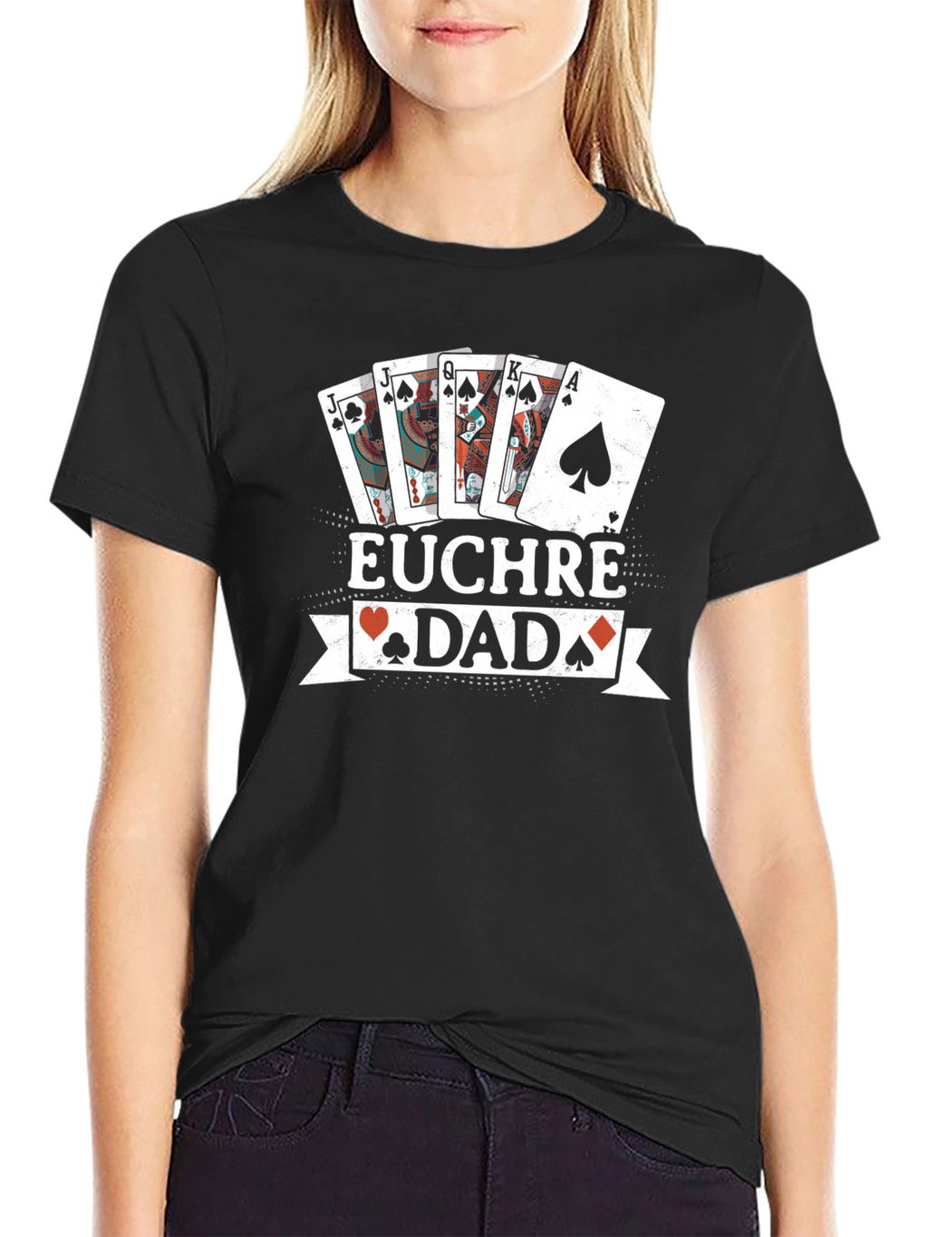 Euchre Dad T-Shirt - Card Game Tee