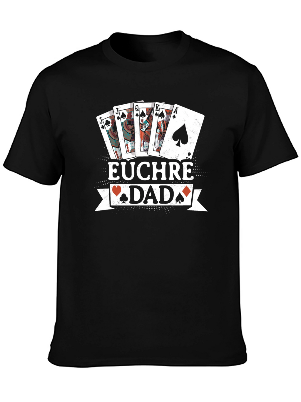 Euchre Dad T-Shirt - Card Game Tee