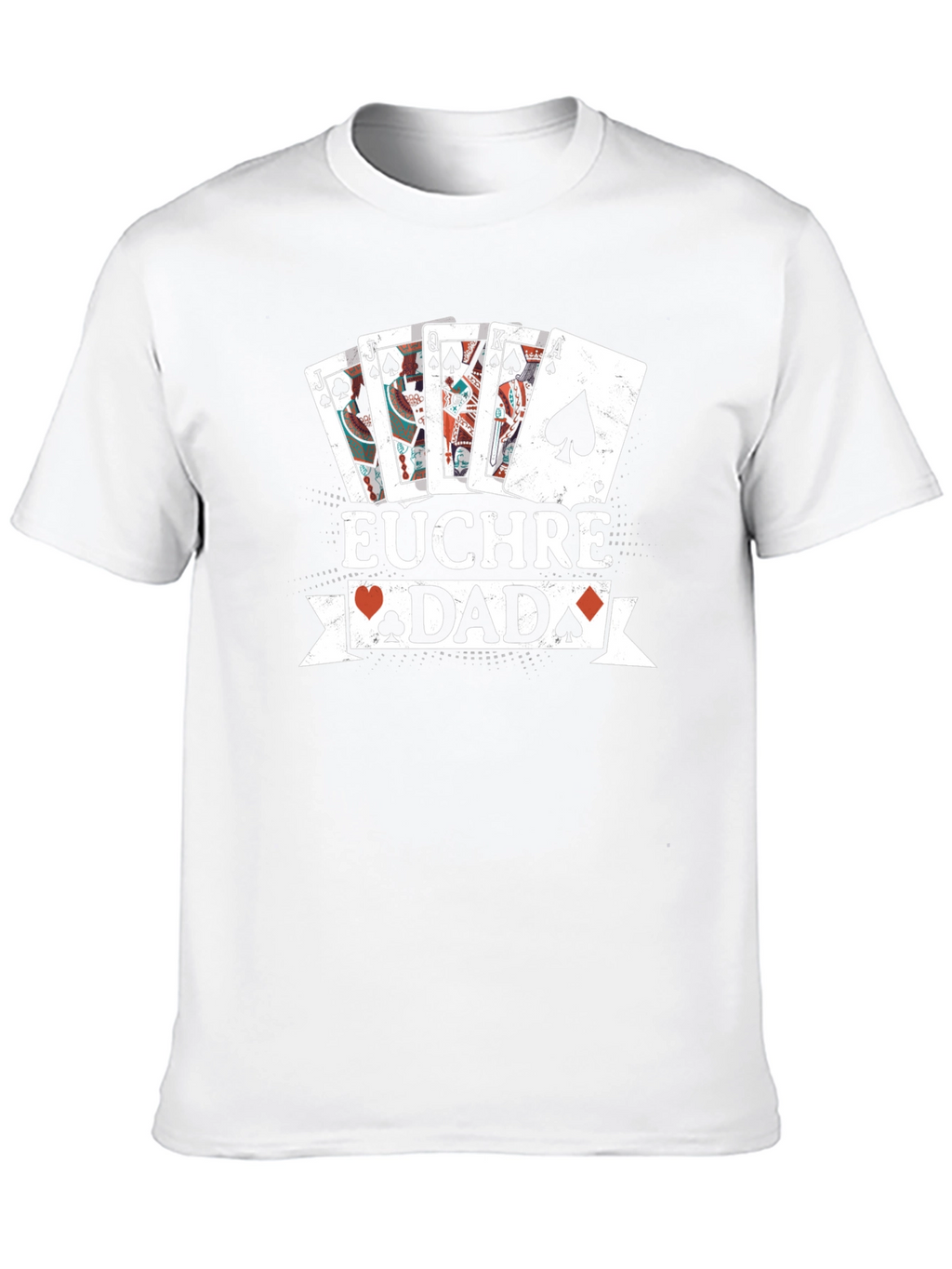 Euchre Dad T-Shirt - Card Game Tee