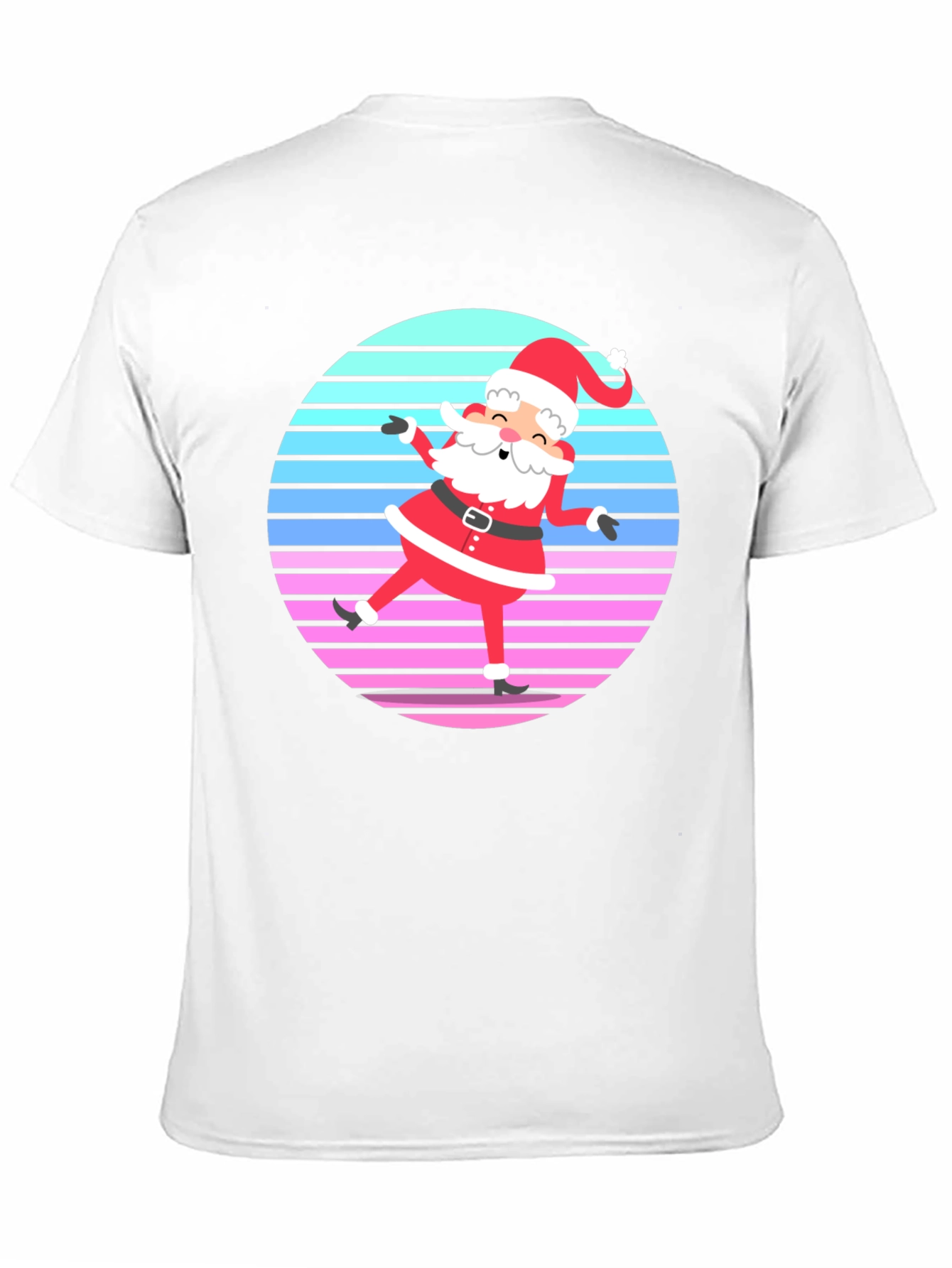 Retro Santa Graphic Tee - Holiday Cheer!