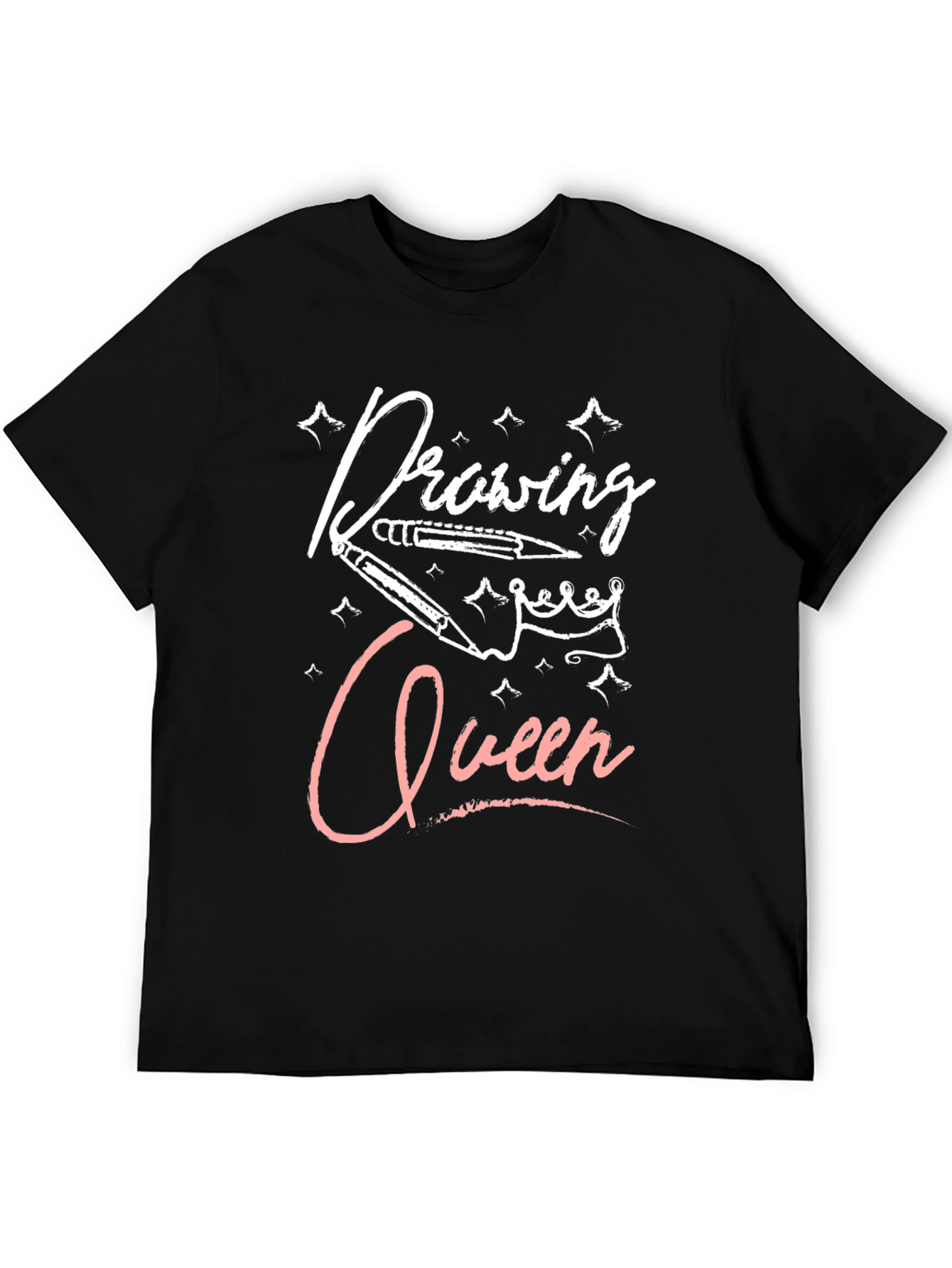 Drawing Queen Black T-Shirt