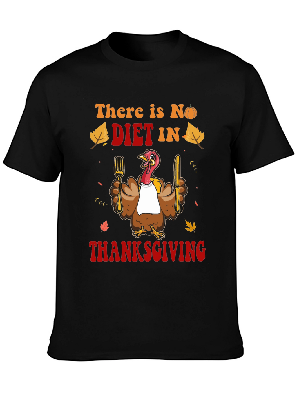 Thanksgiving Diet Funny Graphic Tee