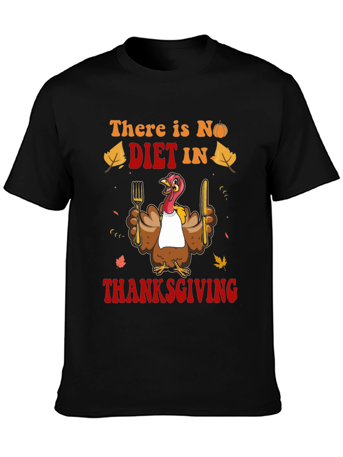Thanksgiving Diet Funny Graphic Tee