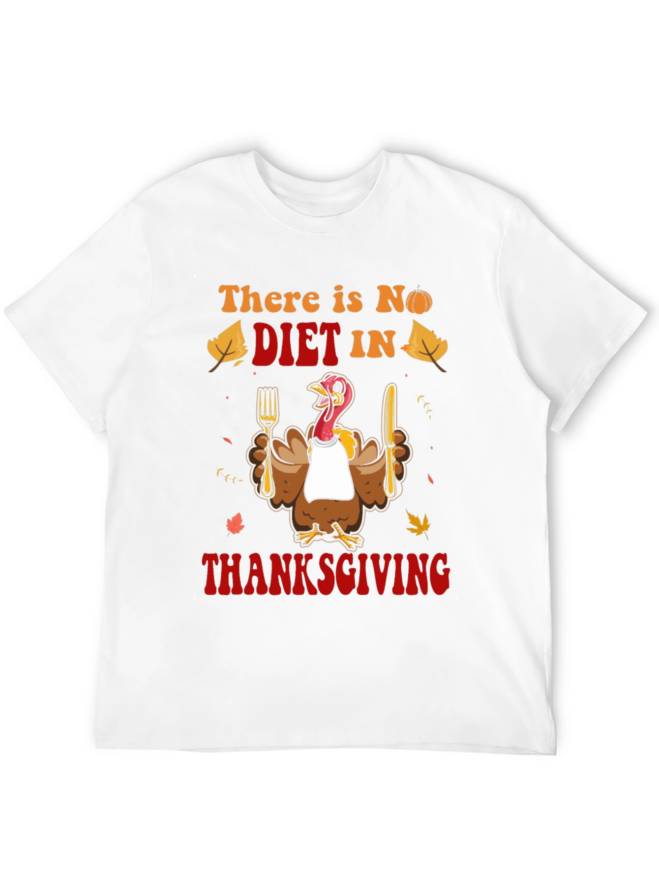 Thanksgiving Diet Funny Graphic Tee