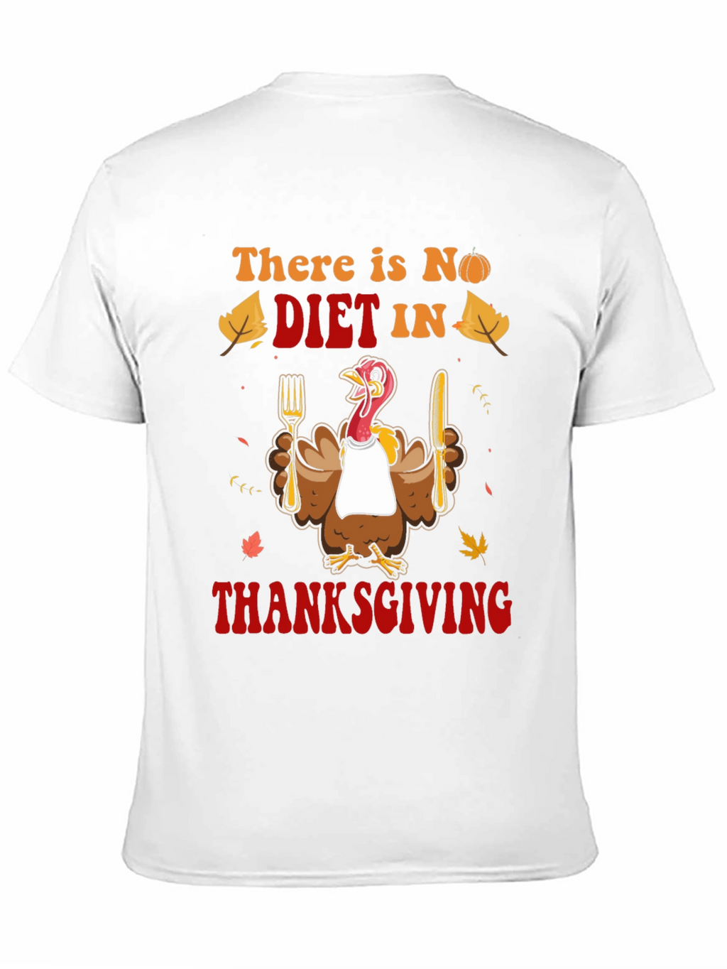 Thanksgiving Diet Funny Graphic Tee