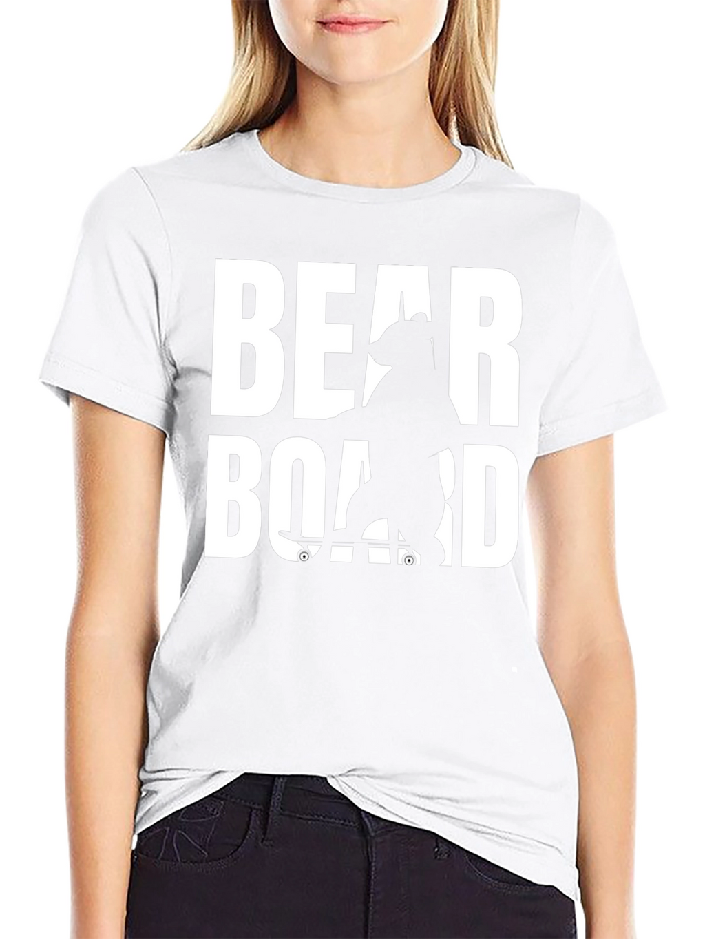 Bear Skateboard Graphic Tee