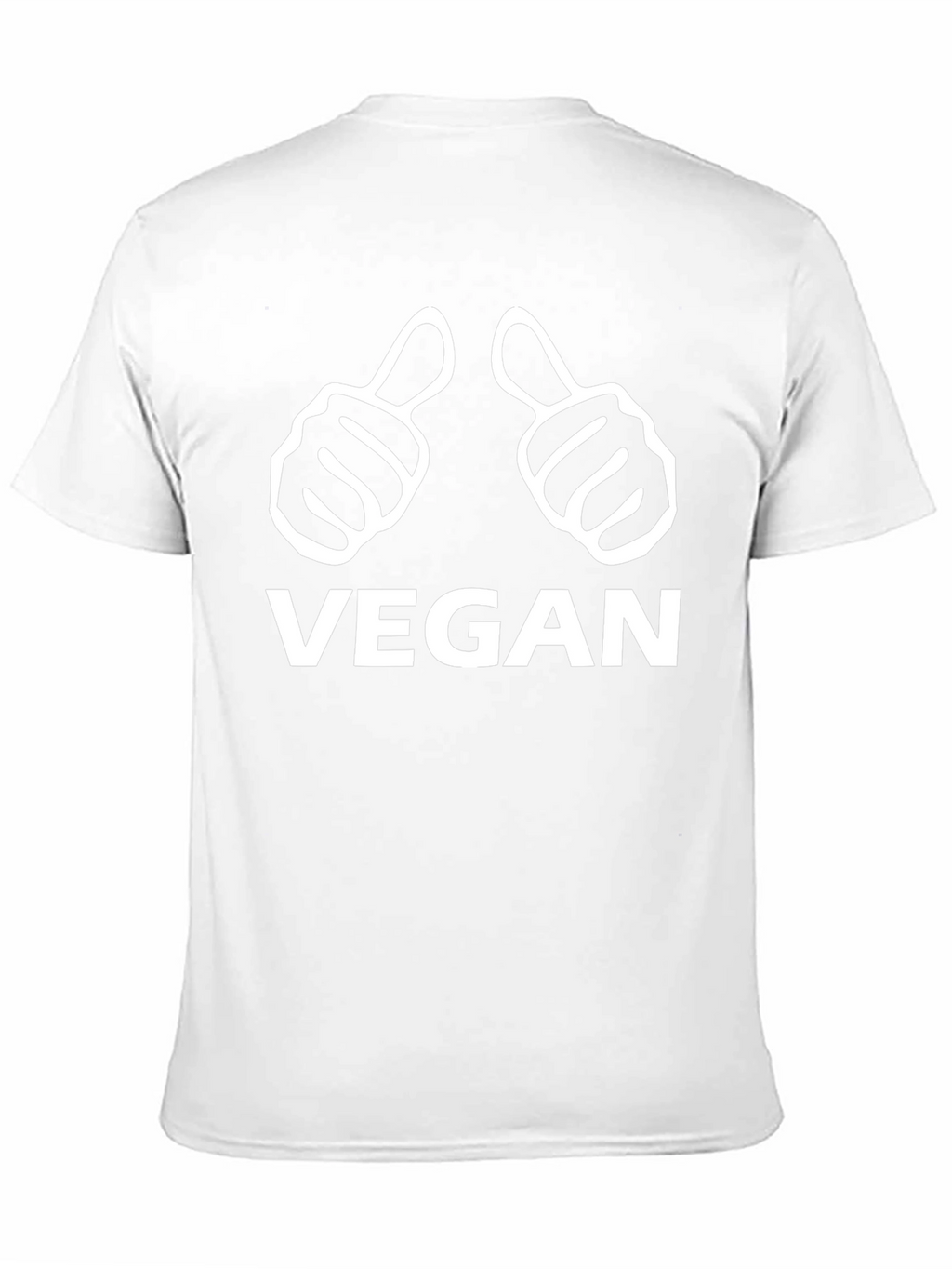 Vegan Thumbs Up Black T-Shirt - Ethical Fashion
