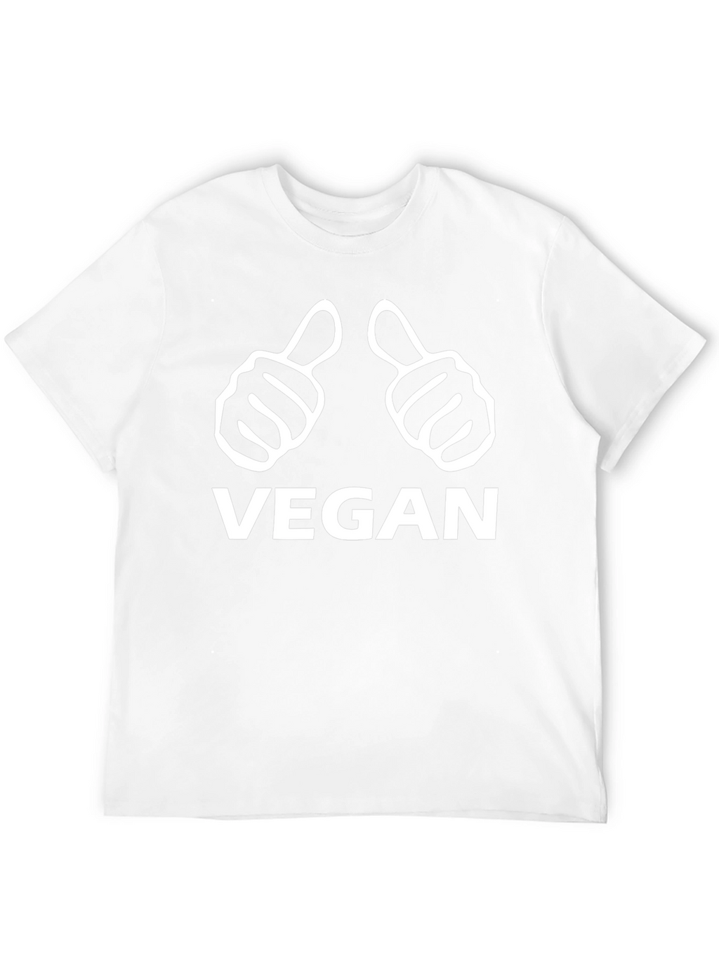 Vegan Thumbs Up Black T-Shirt - Ethical Fashion