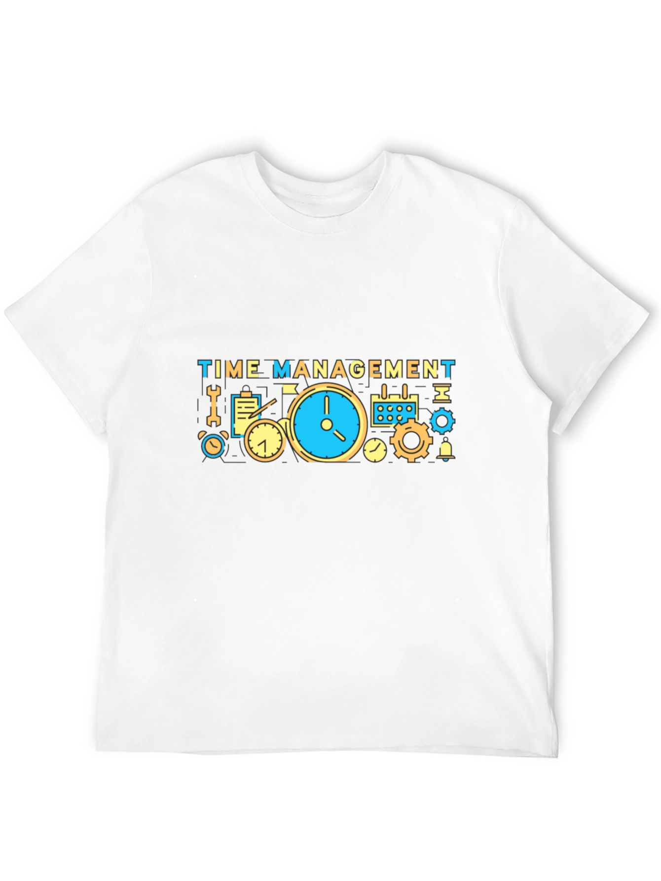 Time Management T-Shirt - Black Cotton Tee