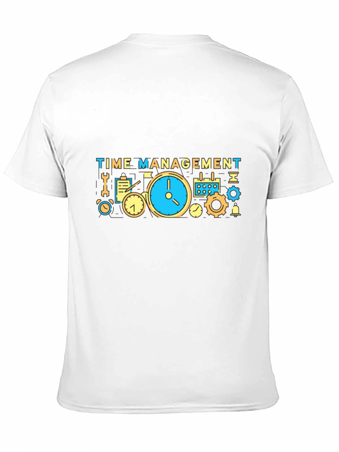 Time Management T-Shirt - Black Cotton Tee