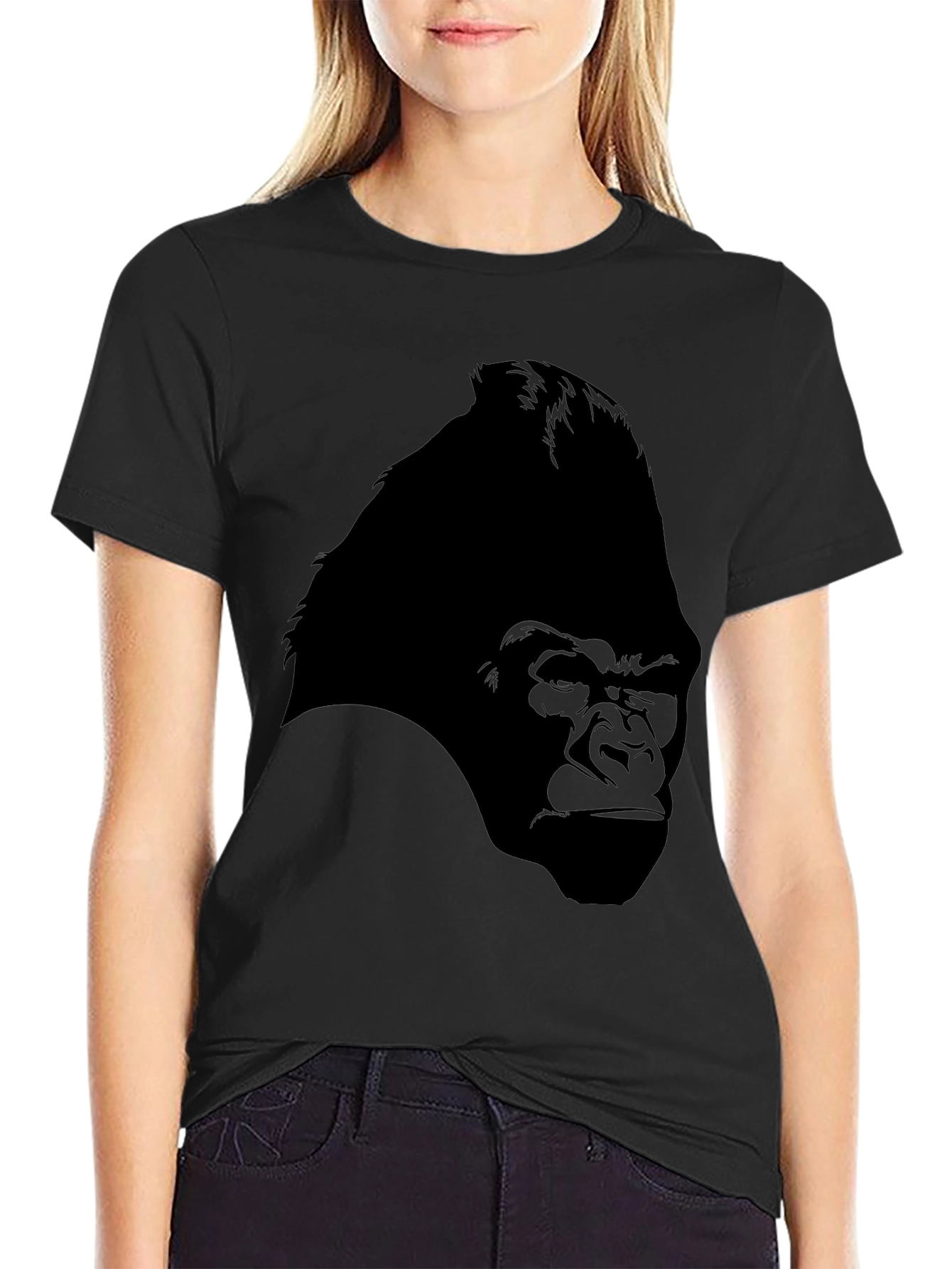 Graphic Gorilla Tee - Black