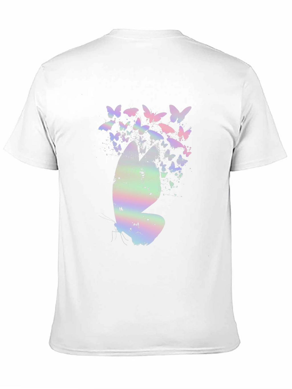 Butterfly Graphic T-Shirt - Black Cotton Tee
