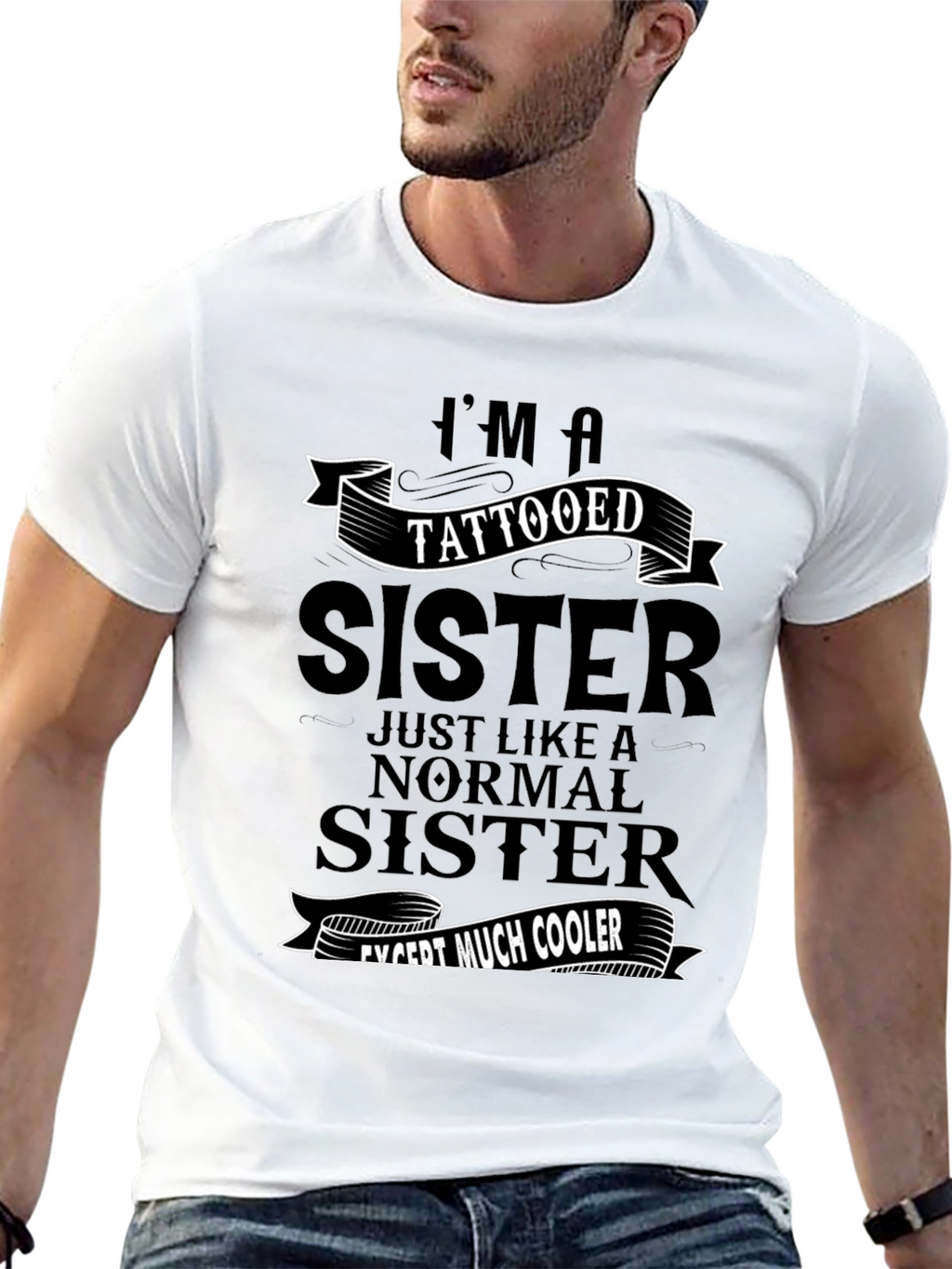 Tattooed Sister Graphic Novelty T-Shirt