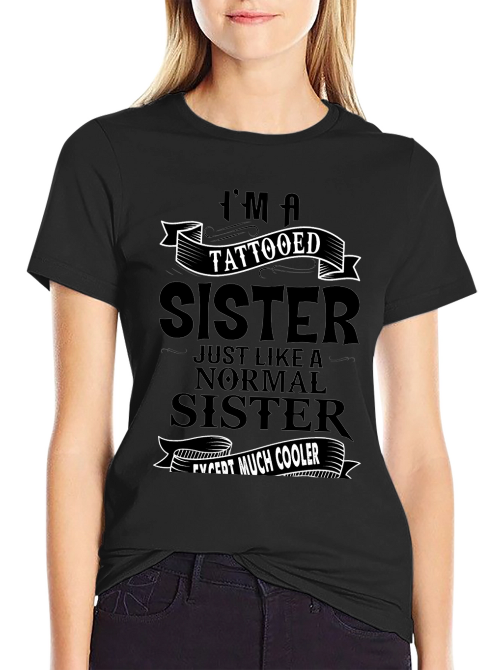 Tattooed Sister Graphic Novelty T-Shirt