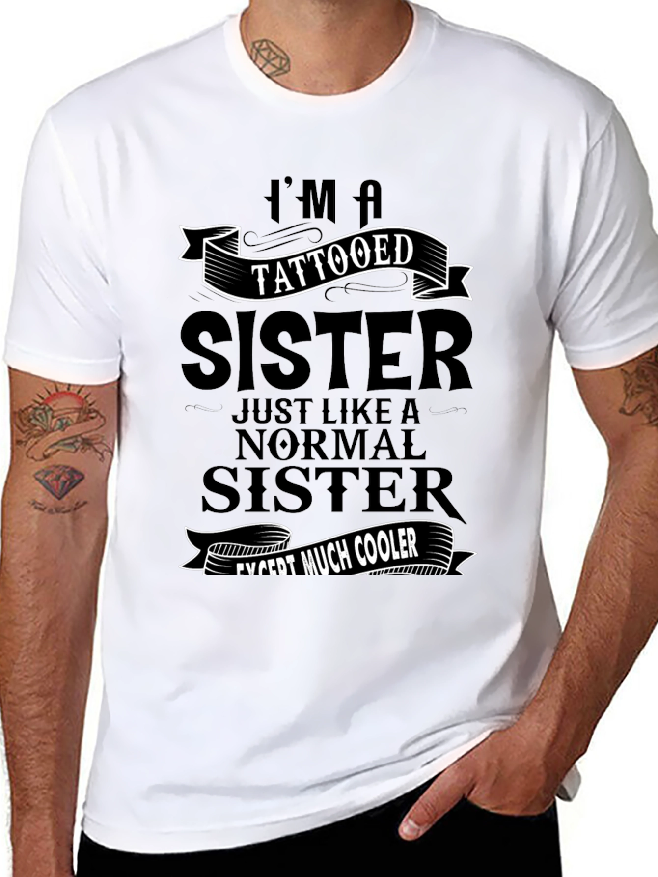 Tattooed Sister Graphic Novelty T-Shirt