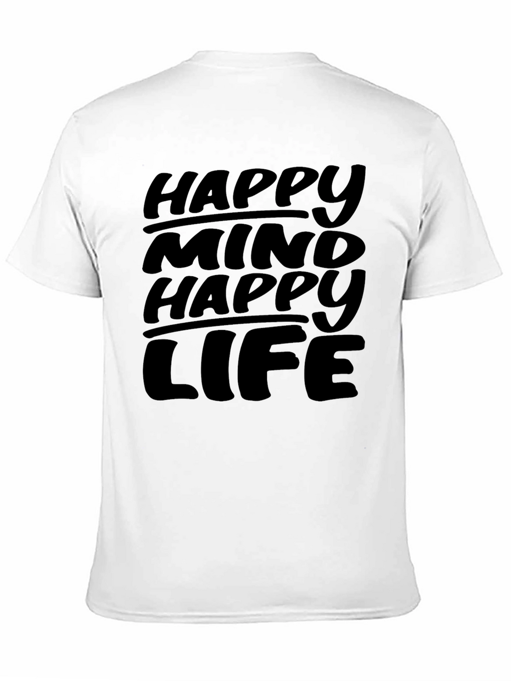 Happy Mind Happy Life Graphic Tee