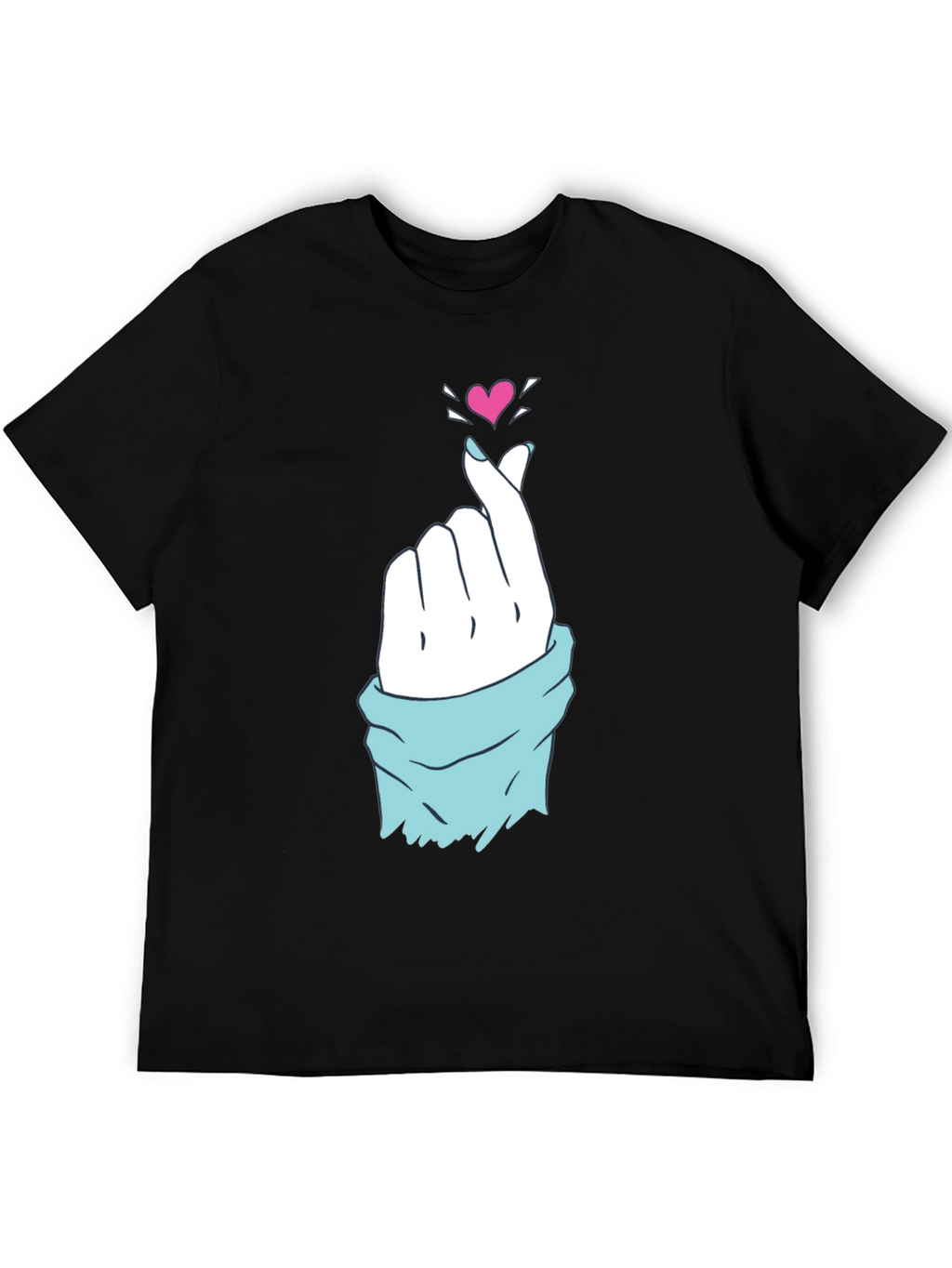 Finger Heart T-Shirt - Korean Love Sign