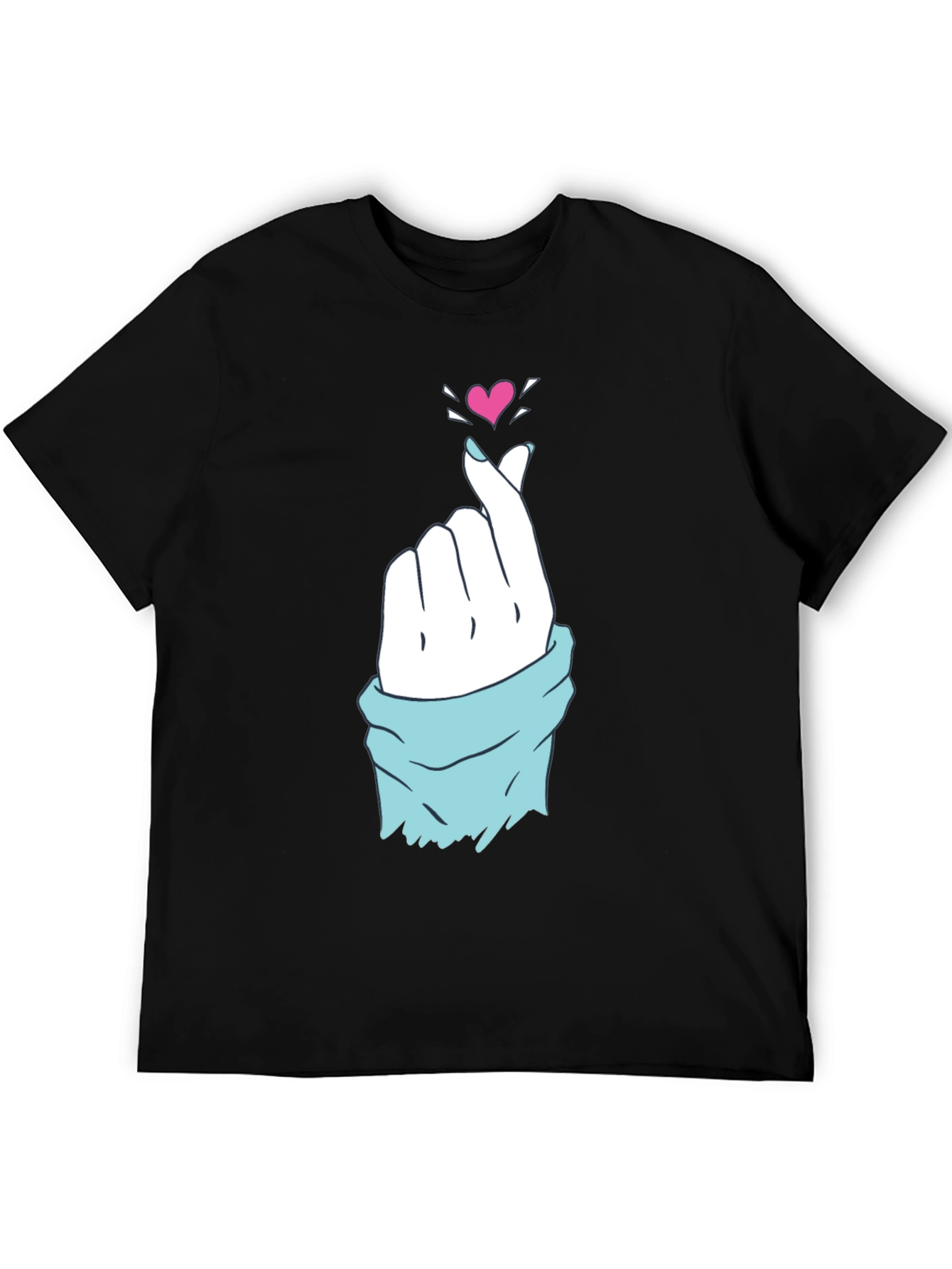 Finger Heart T-Shirt - Korean Love Sign