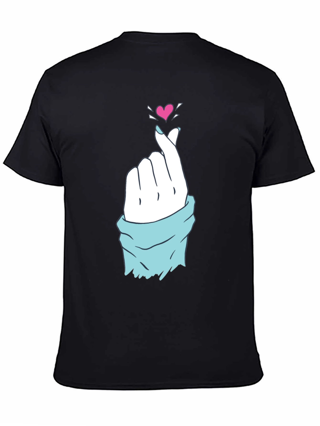Finger Heart T-Shirt - Korean Love Sign
