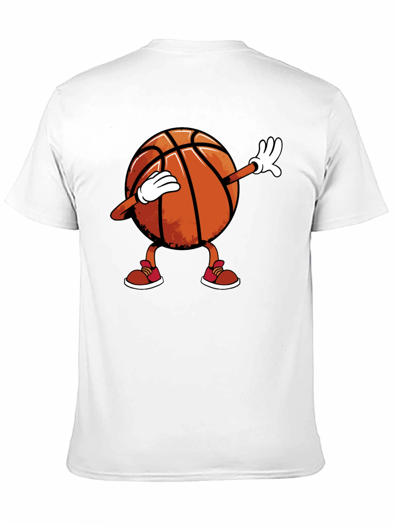 Dabbing Basketball Graphic Tee - Black