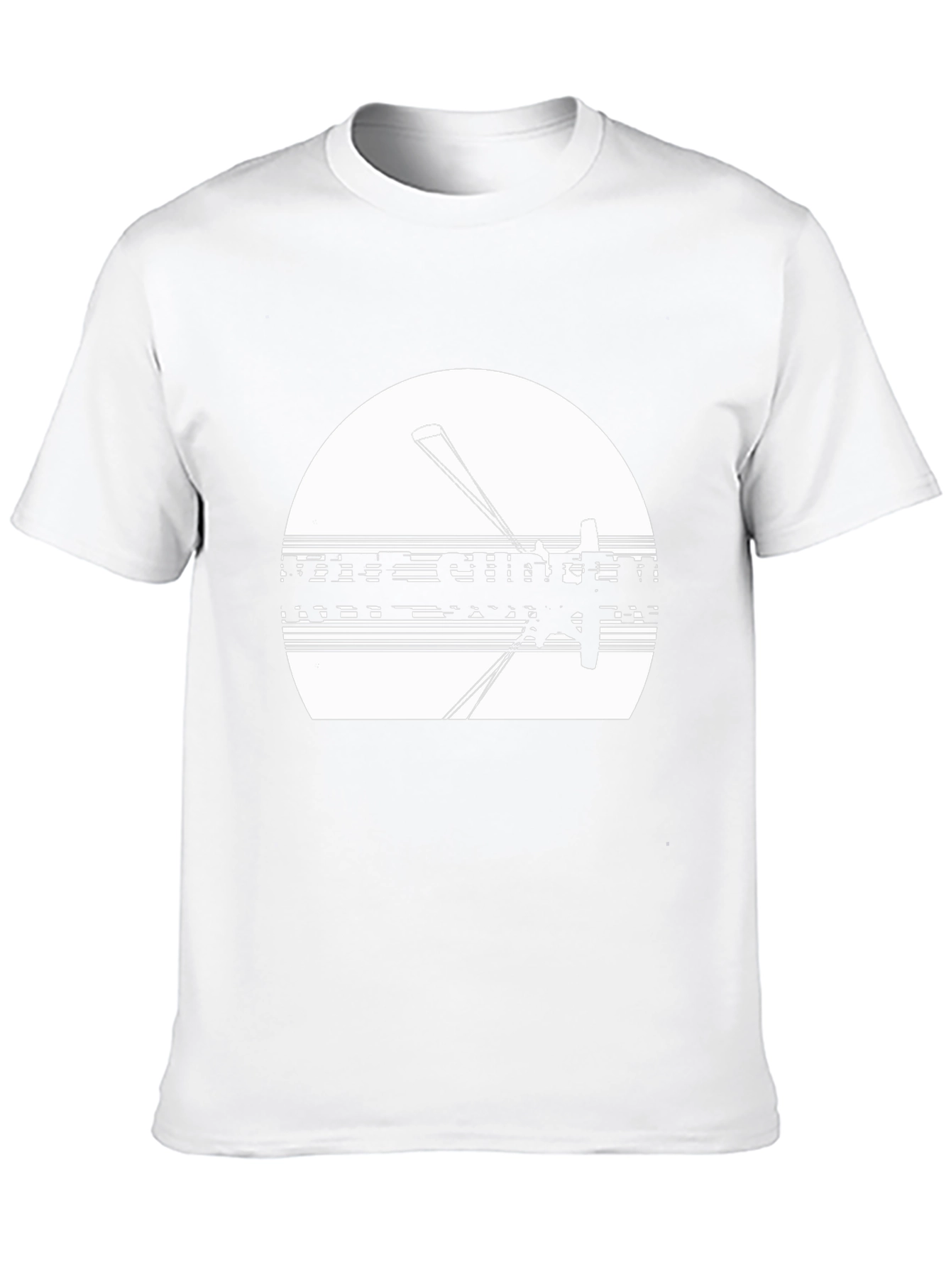 Kite Surfing Black T-Shirt for Men