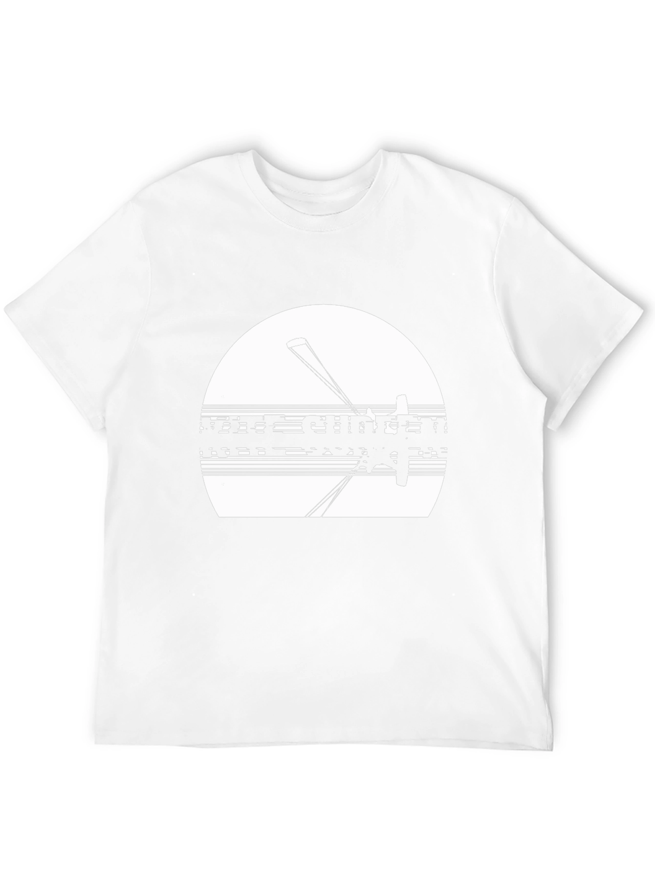 Kite Surfing Black T-Shirt for Men