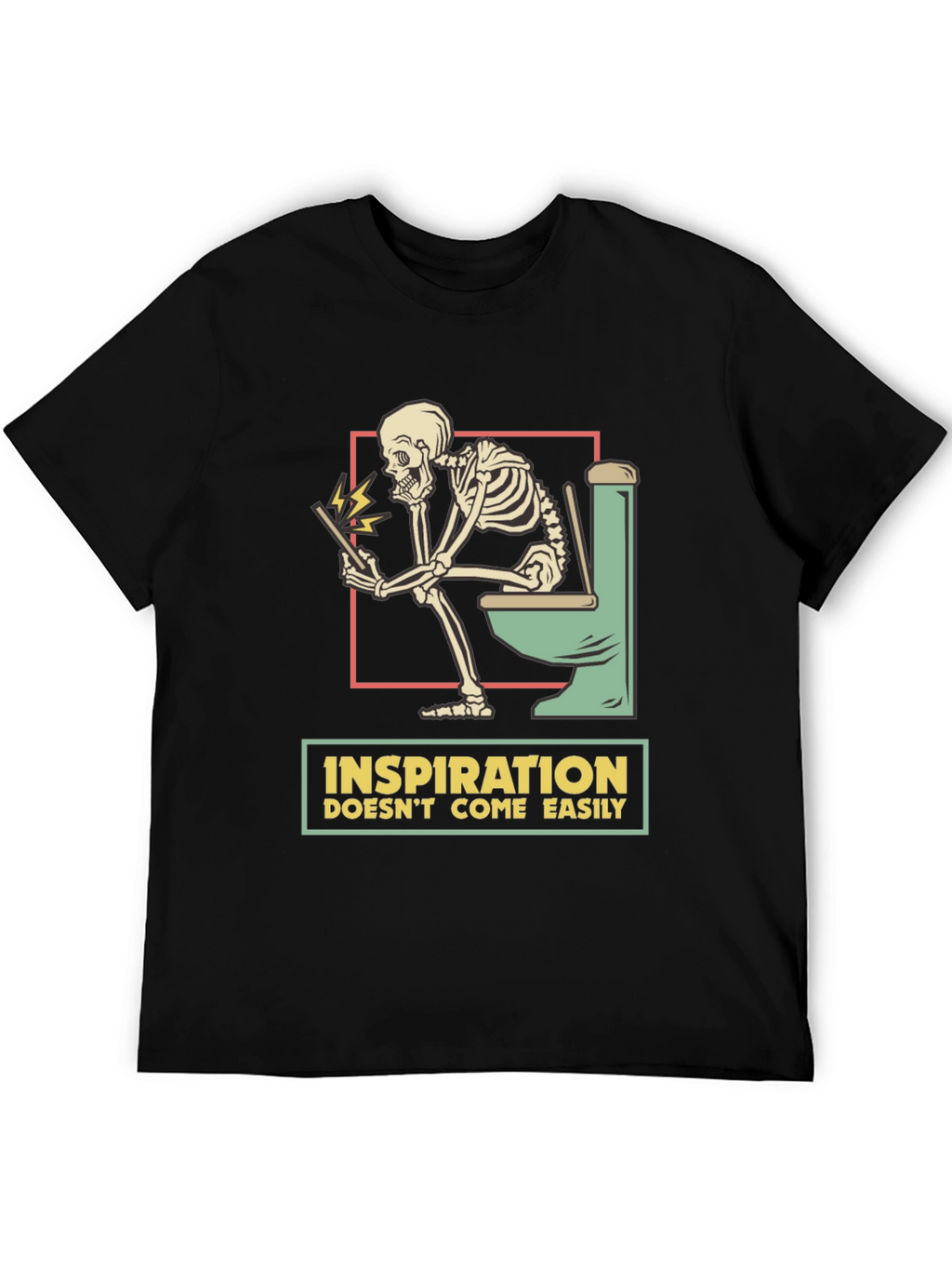 Inspiration Skeleton T-Shirt - Humor Tee