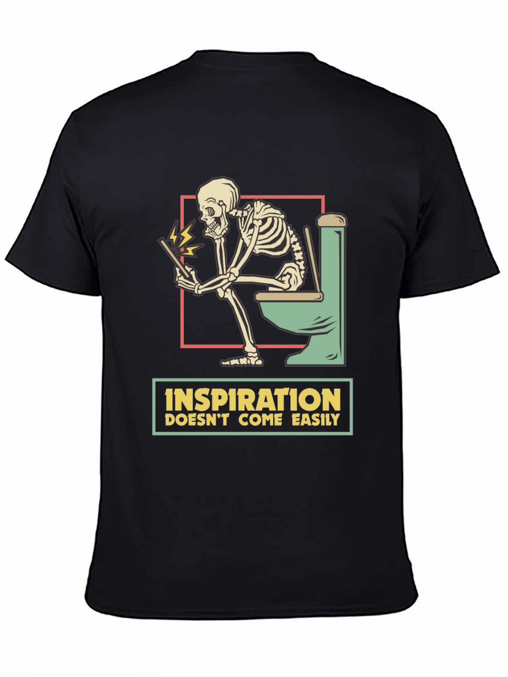 Inspiration Skeleton T-Shirt - Humor Tee