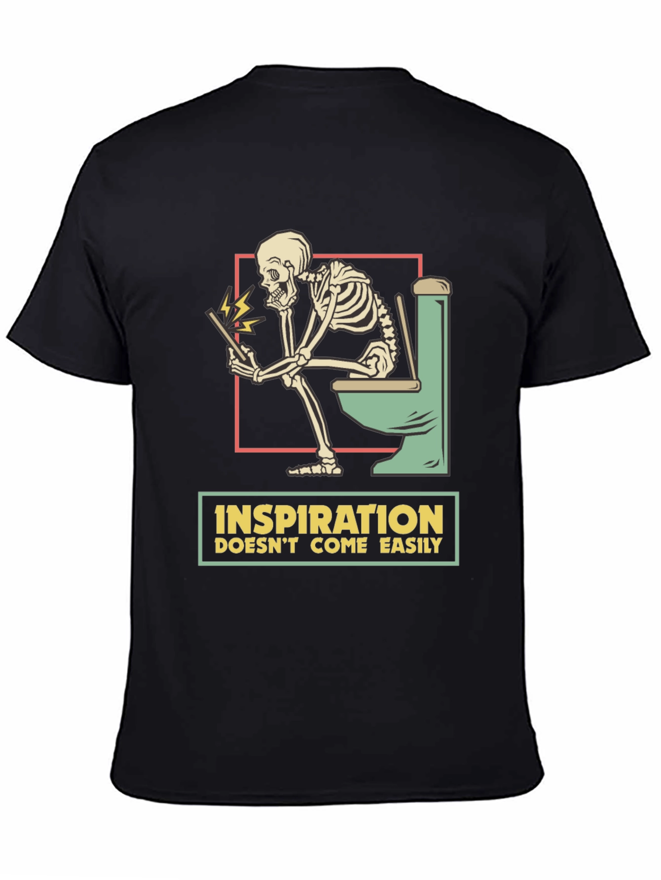 Inspiration Skeleton T-Shirt - Humor Tee