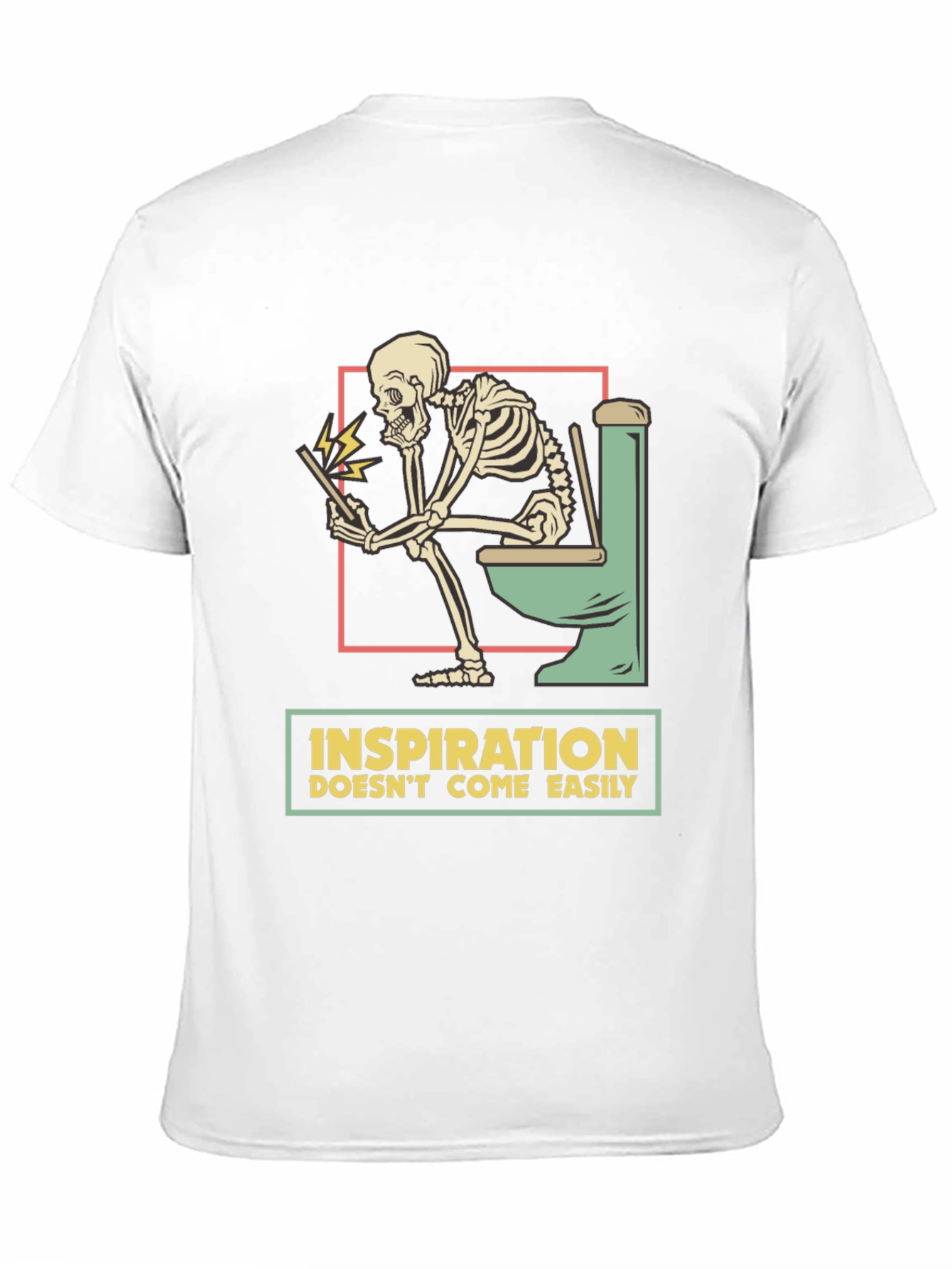 Inspiration Skeleton T-Shirt - Humor Tee