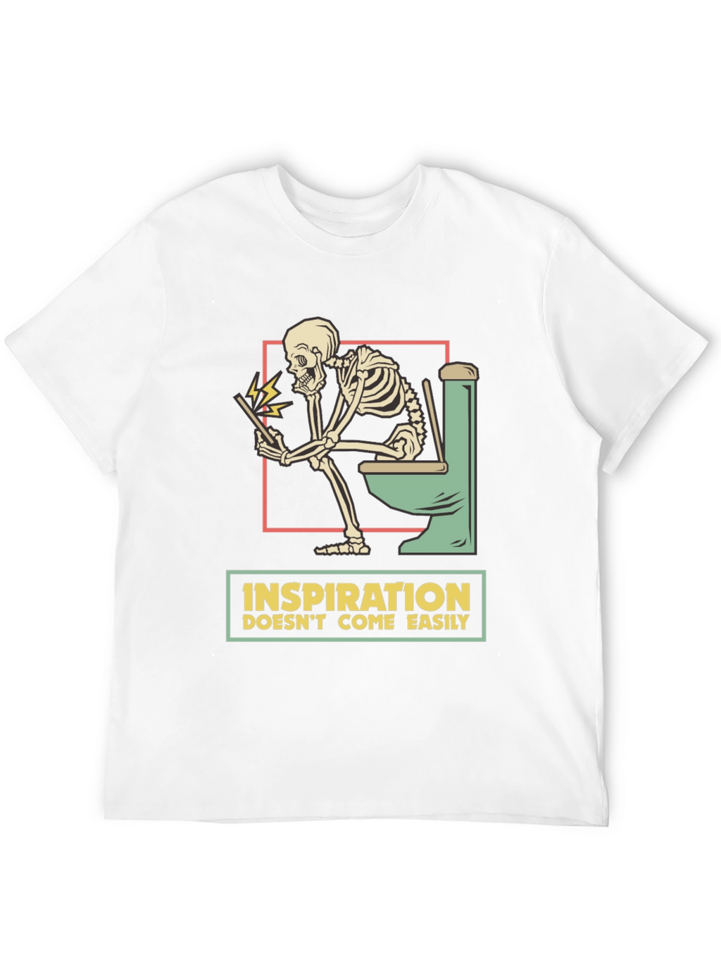 Inspiration Skeleton T-Shirt - Humor Tee