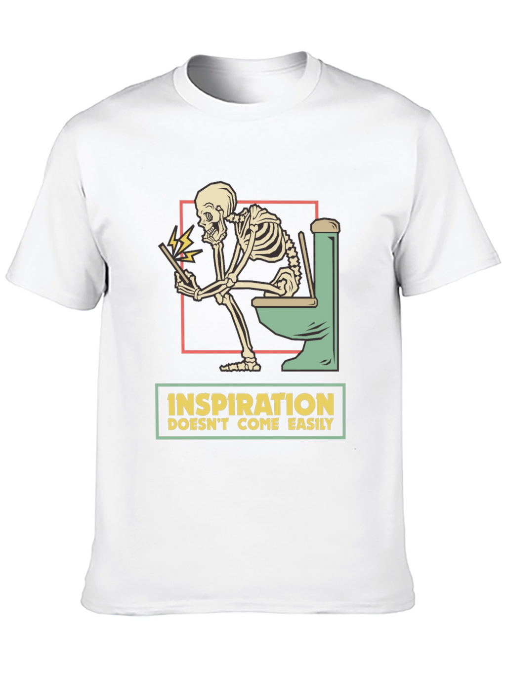 Inspiration Skeleton T-Shirt - Humor Tee