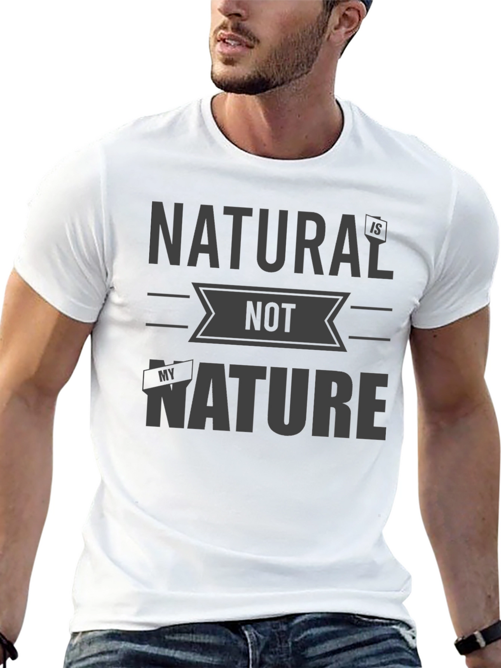 Natural is Not My Nature Graphic Tee