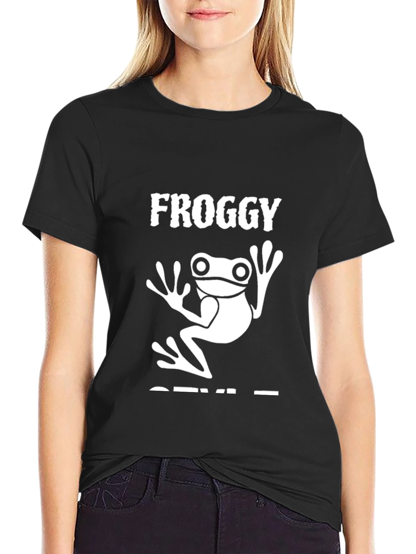 Froggy Style Black T-Shirt