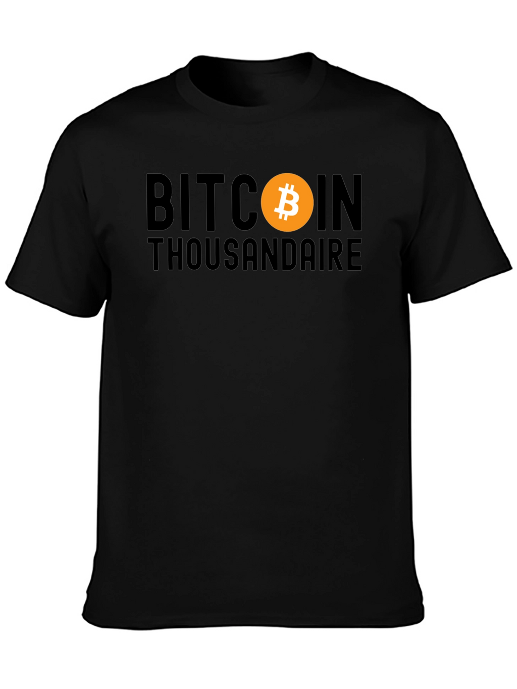 Bitcoin Thousandaire Black T-Shirt