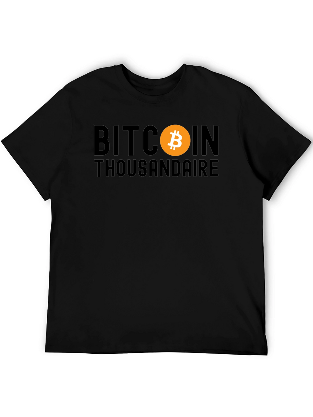 Bitcoin Thousandaire Black T-Shirt
