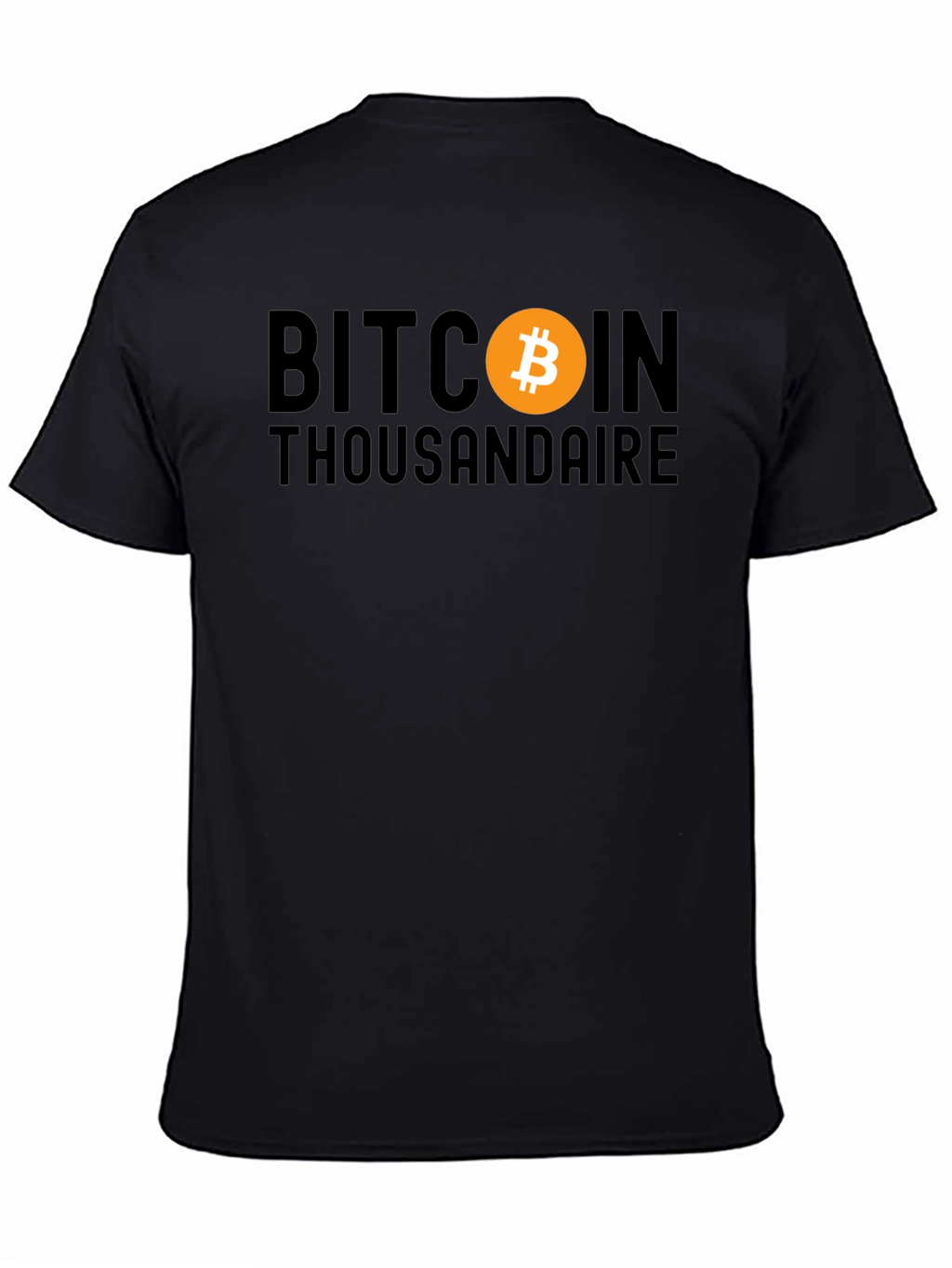 Bitcoin Thousandaire Black T-Shirt